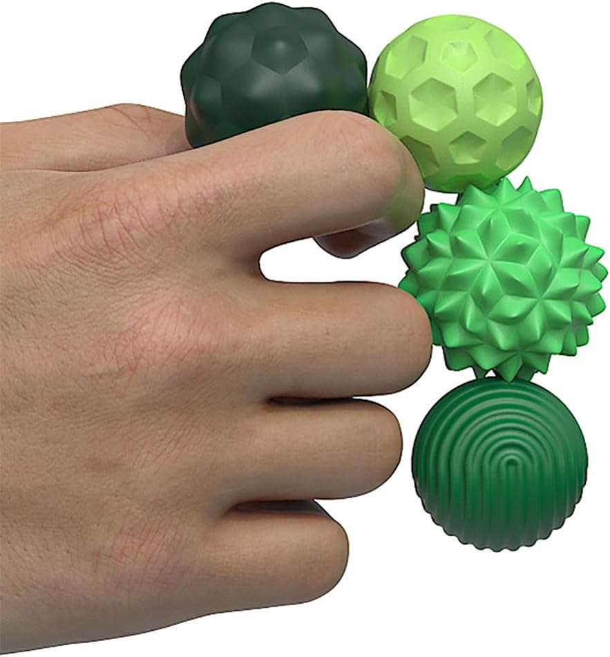 Magnetic Balls Fidget Toy Adults - 8pcs Sensory Attraction Stress Balls with Silicone Shell for Adults to Calm Restless Hands Anxious Mind, Office Desk Stress Magnetic Fidget Balls for Anxiety Relief - Image 4