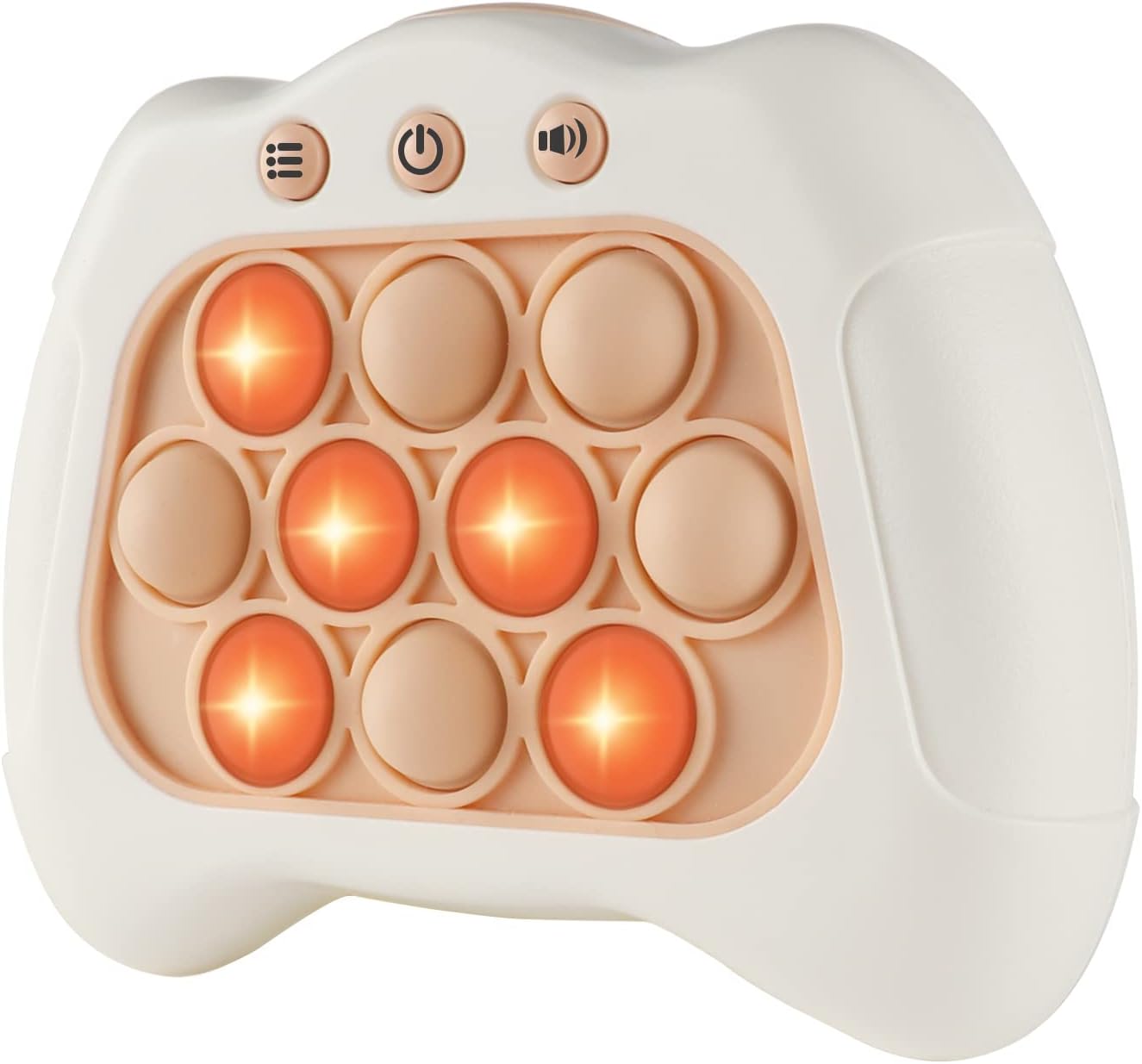 Pop The Target! Handheld Speed Push Game Machine: A Fun Multiplayer Game for Family. Sensory Fidget Toy Christmas Toys Gifts for 6 7 8 9 10 11 12 Years Old Kids Road Trip Car Games Kids White - Image 2