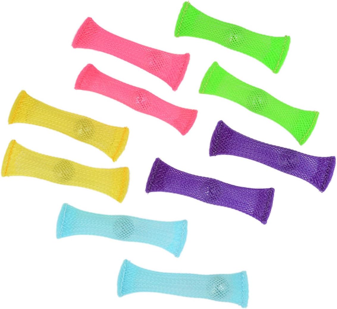 FIDGET TOYS(Package of 10, 5 colors) Stress Relieve toy, Focus Enhance, Soothing Marble Fidgets for Children and Adults, has helped with ADHD ADD OCD Autism, Depressions and Anxiety disorders - Image 3