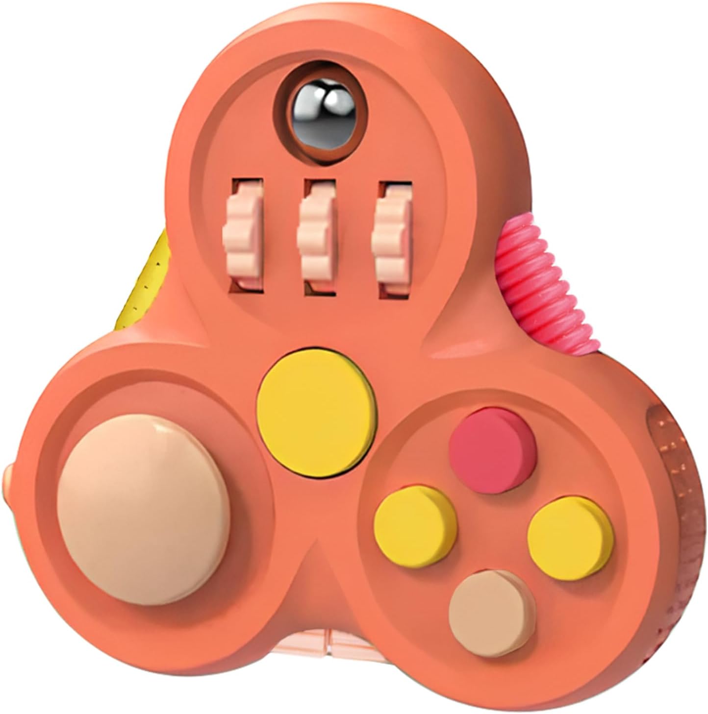Fidget Toys for Adults,1PCS Fidget Pad Easter Basket Stuffers for Boys Girls,Sensory Toys Stress Relief Cube Clicker Controller,ADHD Autism Fidget Spinner for Office Desk Travel Games - Image 2