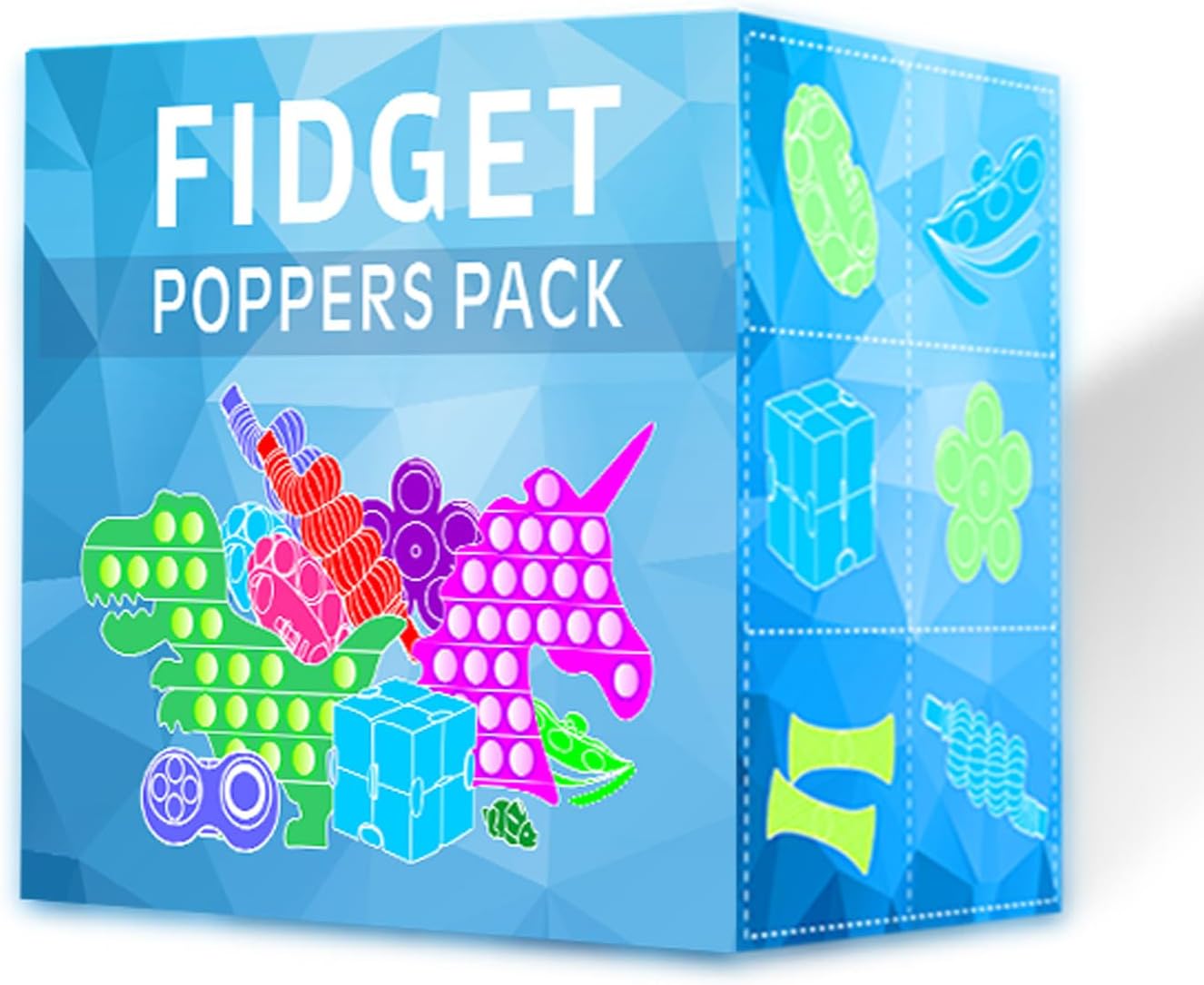 Fidget Toys, 120 Pack Fidgets Set Stocking Stuffers for Kids Party Favors Autism Sensory Toy Bulk Adults Kids Boys Girls Teens Stress Autistic ADHD Anxiety Carnival Treasure Classroom Prizes - Image 8