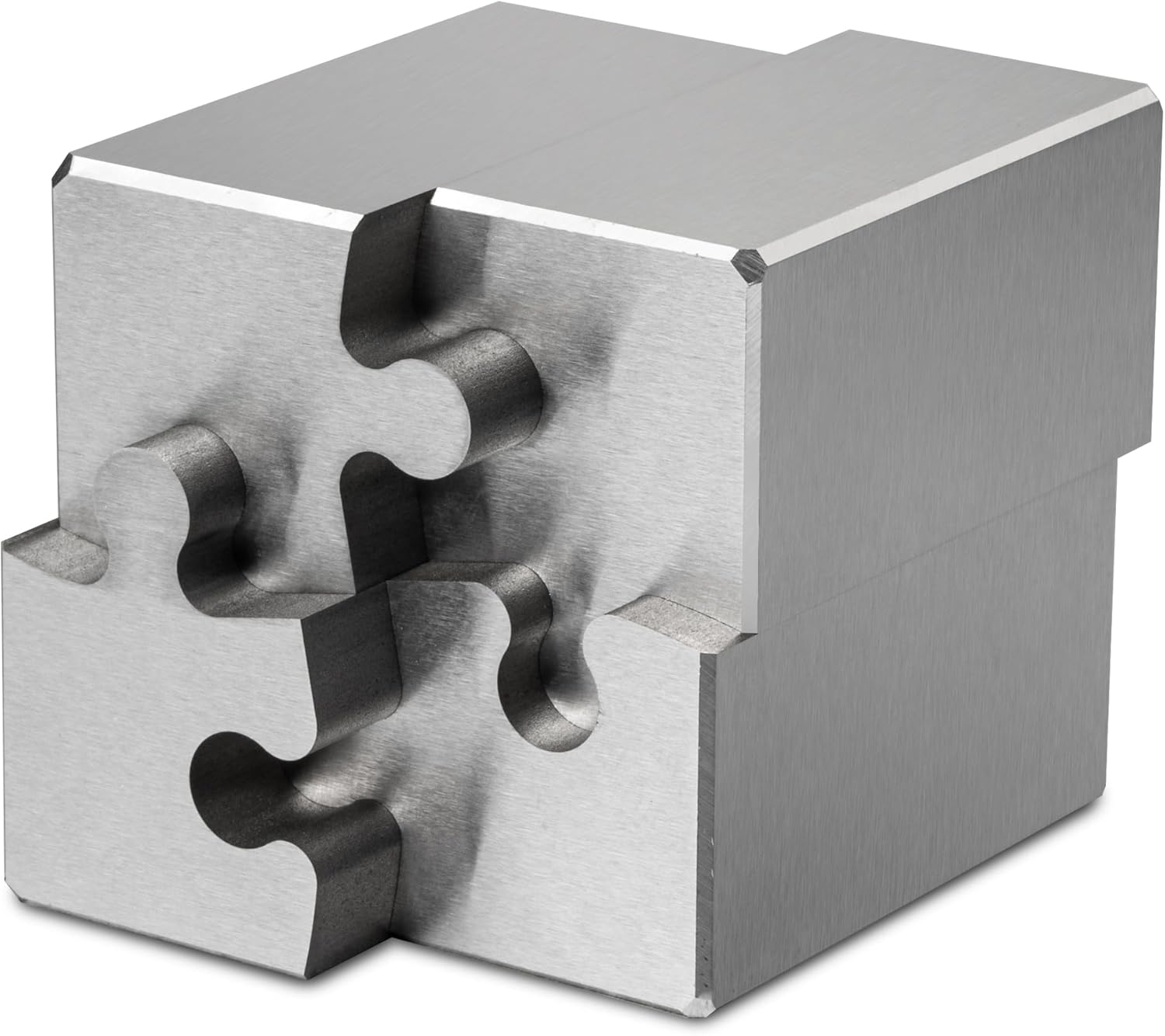 Heavenly Metals 4-Piece Cube 3D Puzzle for Adults – Stainless Steel Desk Toy and Fidget, Zero Tolerance Wire EDM Cut Office Gift for Men & Women - Image 2