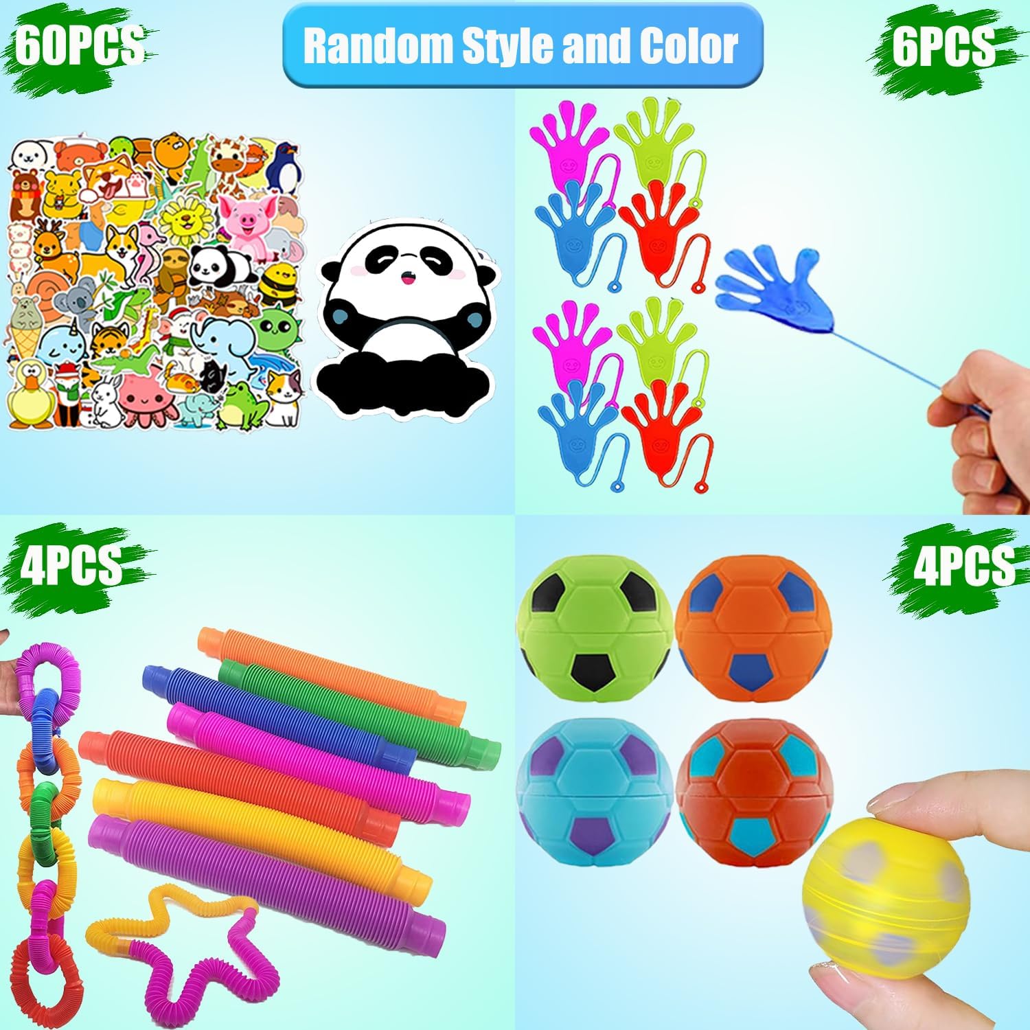 118 Pcs Fidget Toys for Kids, Stress Sensory Toys Pack Party Favors Kids Anxiety Autism ADHD, Treasure Box Classroom Prizes, Pinata Fillers Goodie Bags Stuffers Gift Bag - Image 5