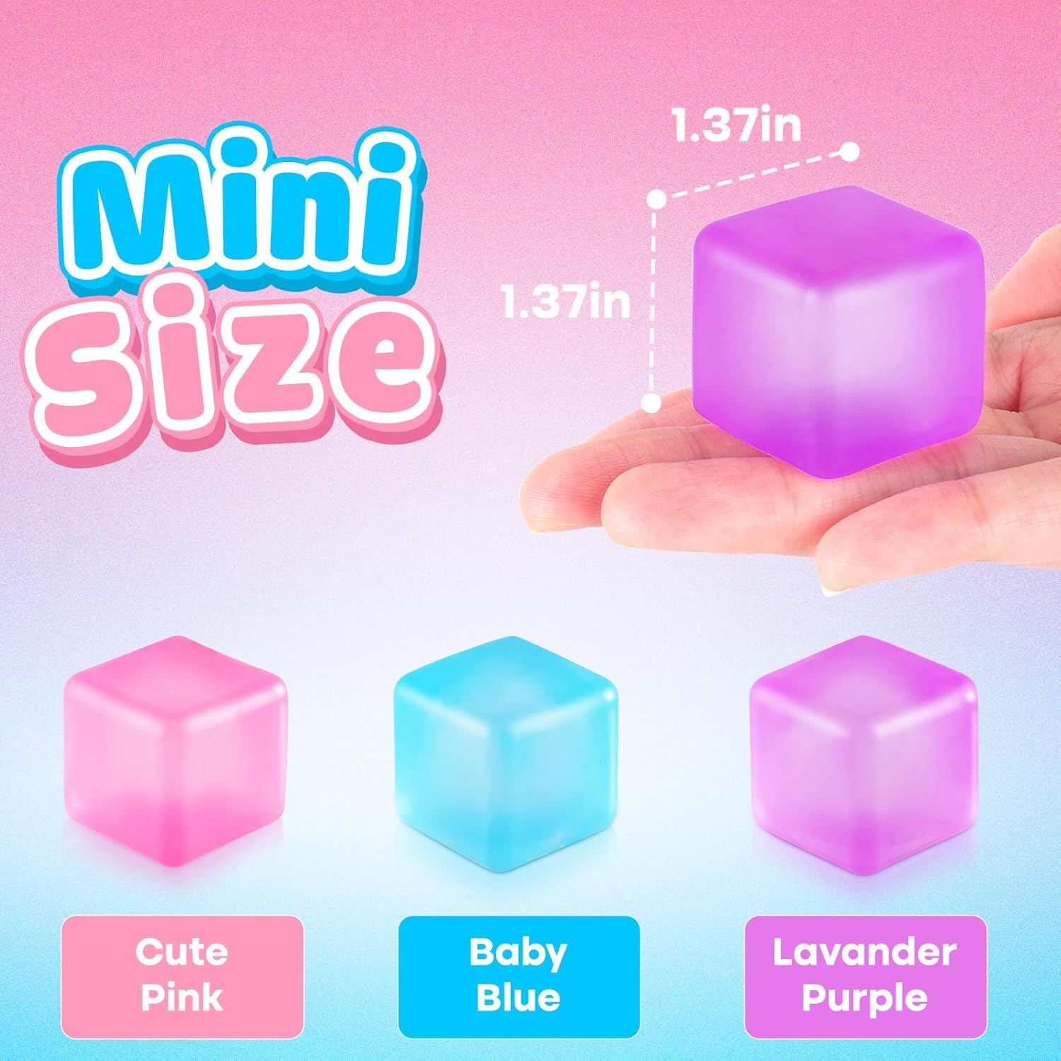 Small Fish Sensory Fidget Toys for Kids: Stress Cube for Autism/ADHD - Mini Slow-Rising Squeeze Ball - Calming Toys for Classroom, Travel & Occupational Therapy - Birthday Gifts for Boys & Girls - Image 5