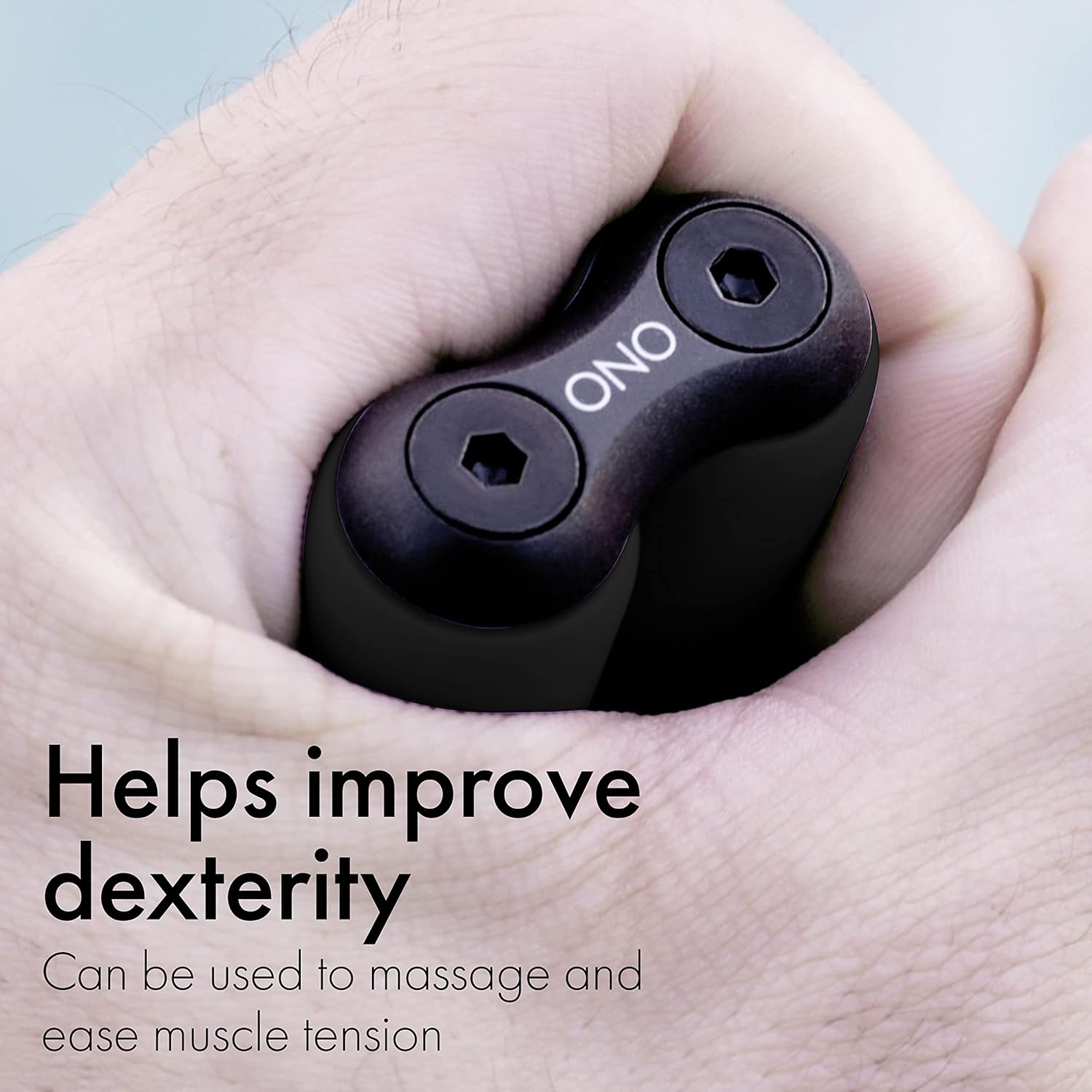 ONO Roller - Handheld Fidget Toy for Adults | Help Relieve Stress, Anxiety, Tension | Promotes Focus, Clarity | Compact, Portable Design (Junior Size/ABS Plastic, Black) - Image 10