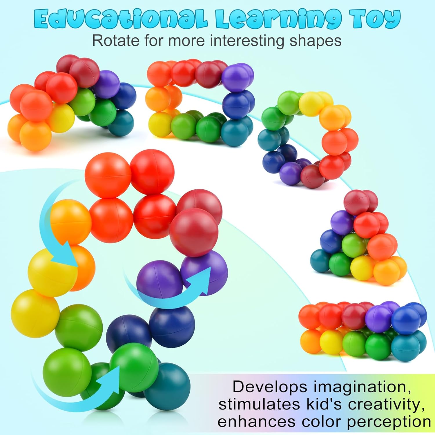 Autism Sensory Toys for Autistic Children, Fidget Toys for Adults Kids , Autism Toys for Toddlers 3-4,Christmas Stocking Stuffers Present,Airplane Car Travel Toys for Kids Ages 3-5 - Image 5