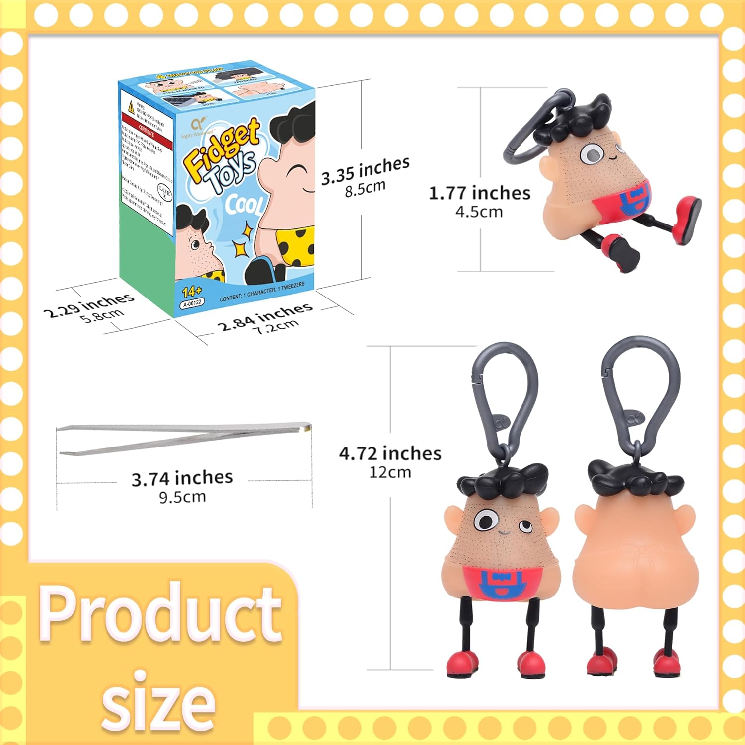 HanHan Skin Picking Fidget Toys Picking for Trichotillomania Hair Pulling Anxiety Funny ,ADHD Autism,Sensory Fidget Toys for School,Stress Relief and Boost Focus - Image 3