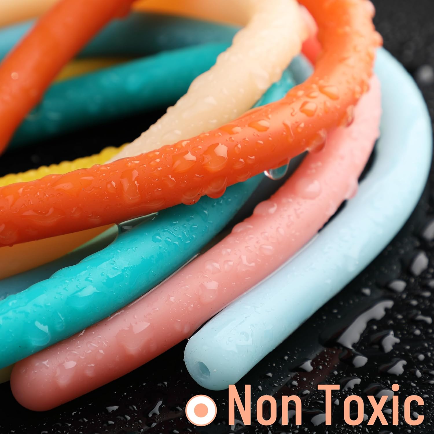 Mr. Pen- Monkey Noodle Fidget Toy, 9 Pack, Colorful, Monkey Noodles Fidget Toy, Strong and Durable, High Elasticity, Non Toxic, Stretches Up to 5 Feet - Image 9