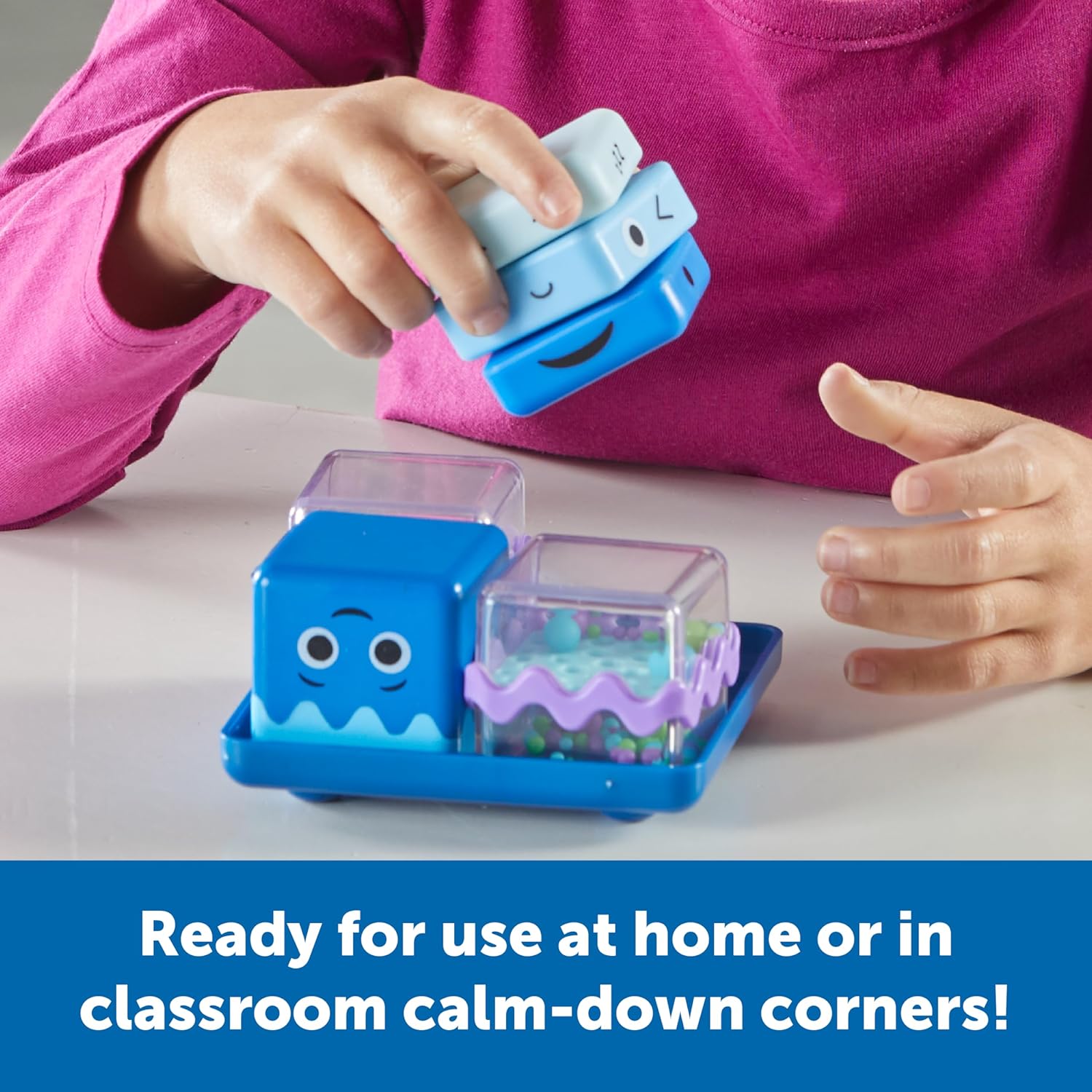 Learning Resources Cool Down Cubes Sensory Fidget Set, Fidgets for Kids, Sensory Toys for Toddlers, Fidgets for Classrooms, Ages 3+,5 Pieces - Image 5