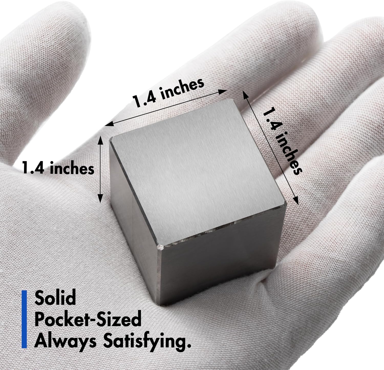 Heavenly Metals 4-Piece Cube 3D Puzzle for Adults – Stainless Steel Desk Toy and Fidget, Zero Tolerance Wire EDM Cut Office Gift for Men & Women - Image 3