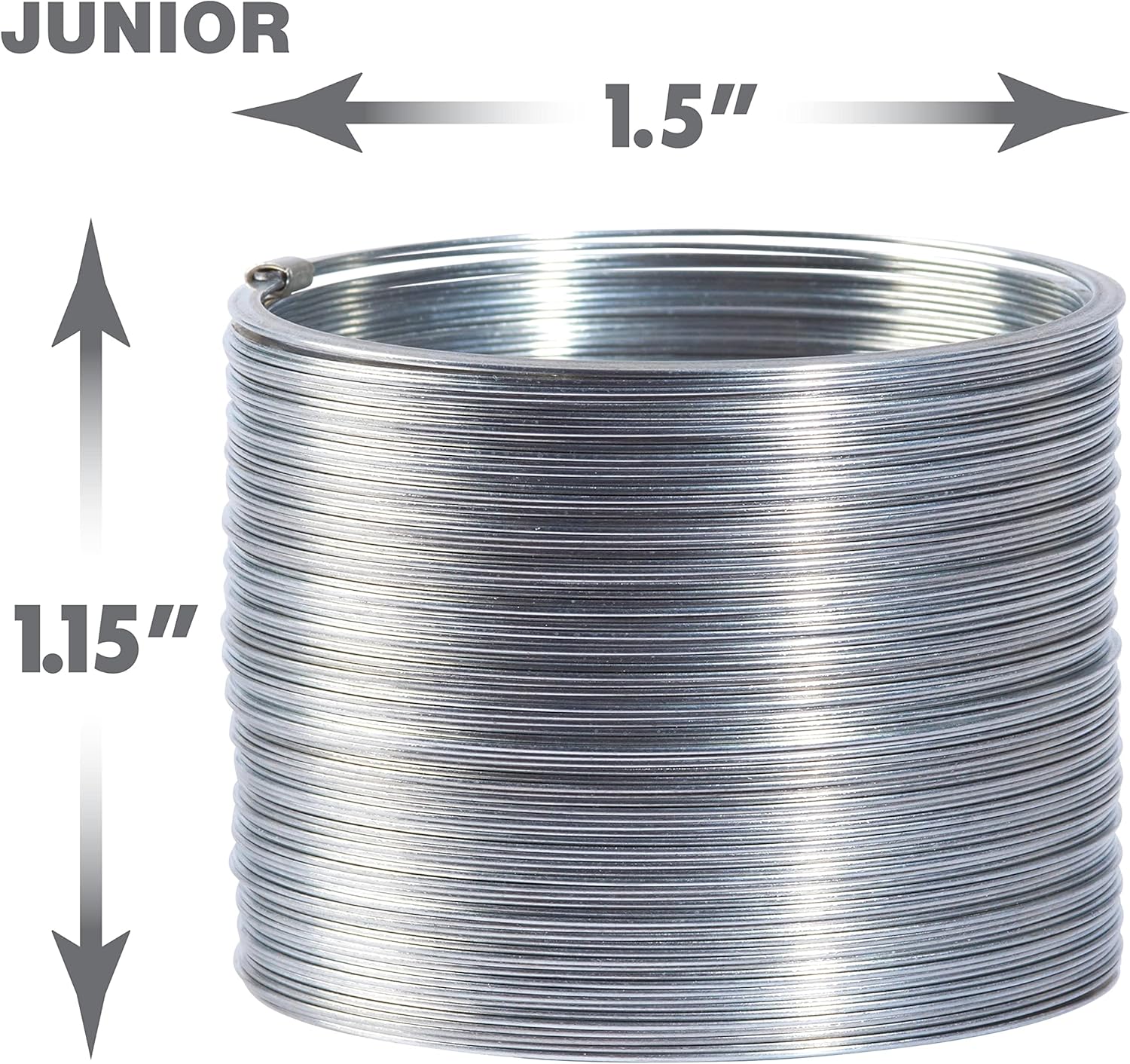 The Original Slinky® Brand Fidget Toy Pack: 1 Giant, 1 Classic, and 1 Slinky Junior Walking Metal Spring Toy, Kids Toys for Ages 5 Up, Amazon Exclusive by Just Play - Image 9