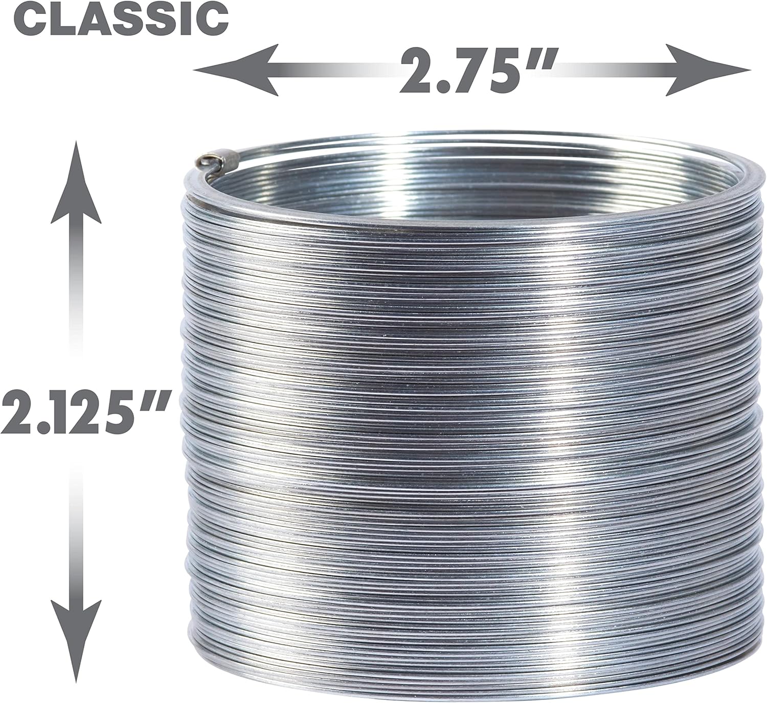 The Original Slinky® Brand Fidget Toy Pack: 1 Giant, 1 Classic, and 1 Slinky Junior Walking Metal Spring Toy, Kids Toys for Ages 5 Up, Amazon Exclusive by Just Play - Image 5