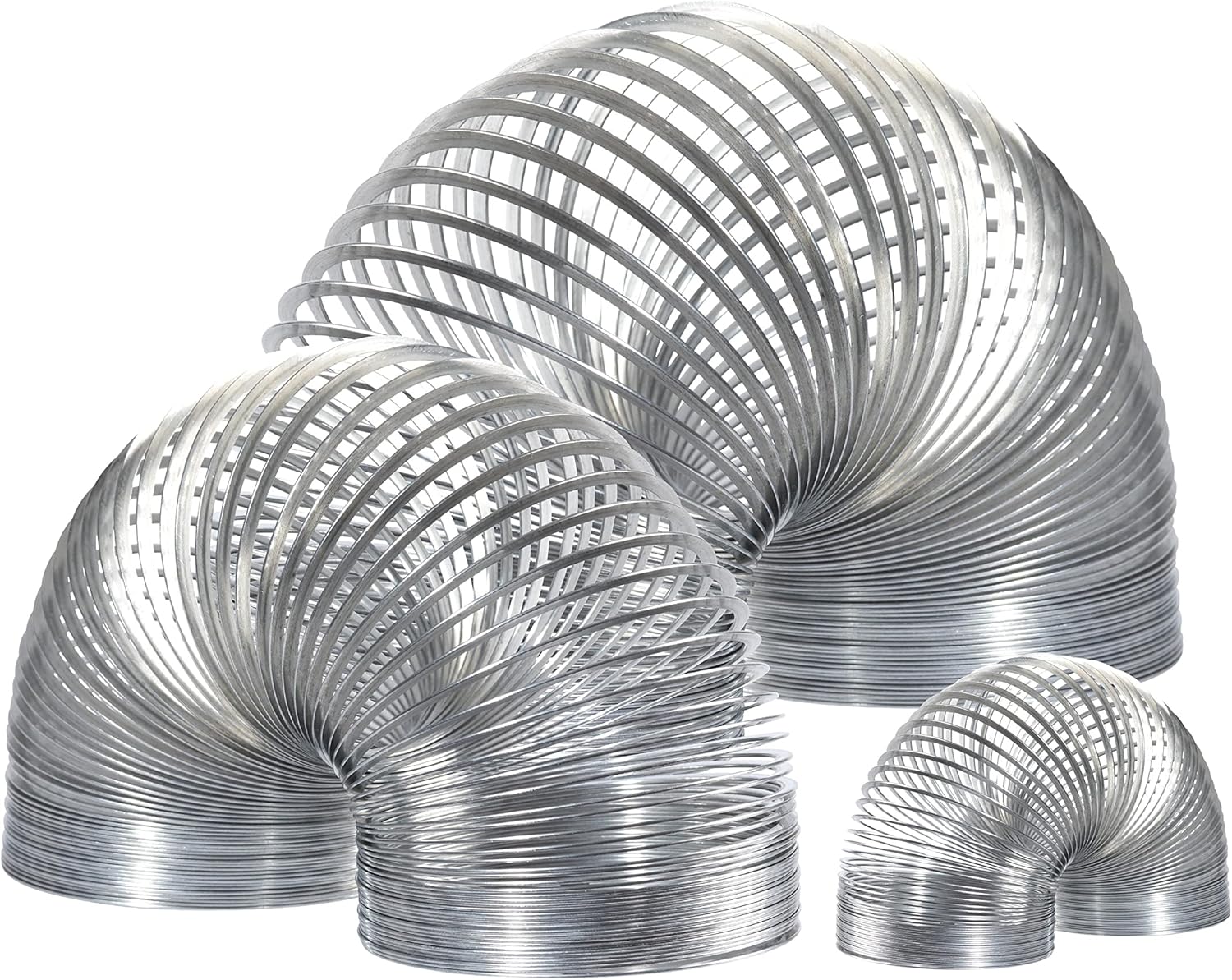 The Original Slinky® Brand Fidget Toy Pack: 1 Giant, 1 Classic, and 1 Slinky Junior Walking Metal Spring Toy, Kids Toys for Ages 5 Up, Amazon Exclusive by Just Play - Image 7