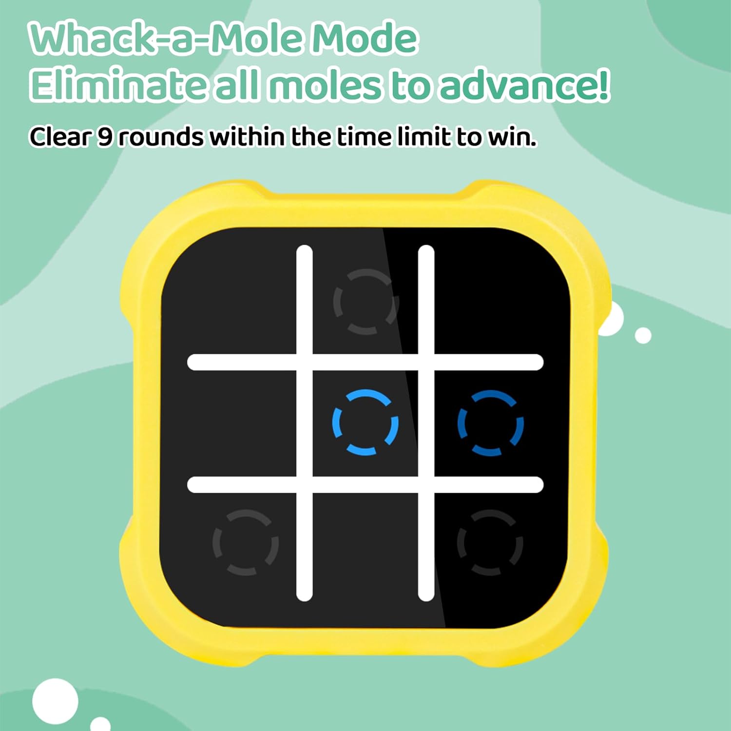 Electronic Tic Tac Toe Game - Electronic Puzzles Portable Handheld Games, 3-in-1 Tic Tac Toe Bolt Game Travel Tic Tac Toys for Educational Memory Growth, Infinite Tic-Tac-Toe Board Games for Ages 3+ - Image 8