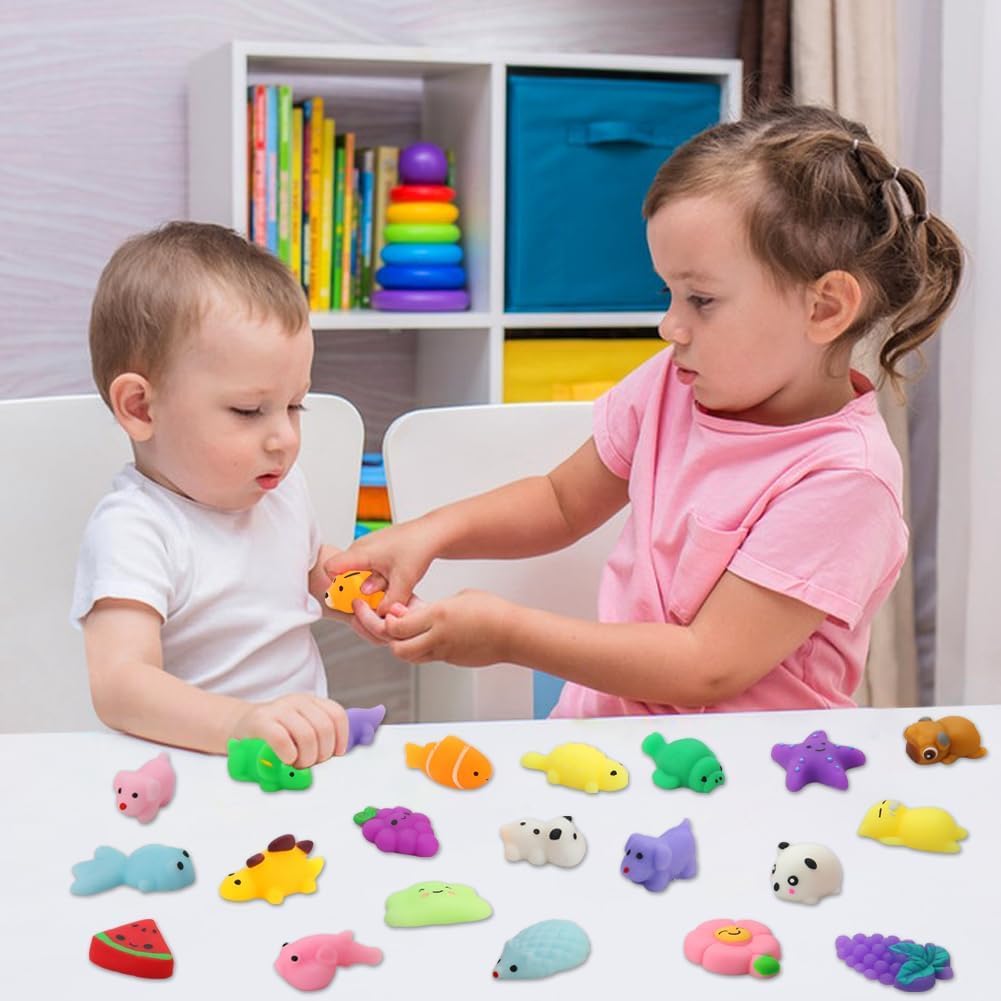 30 Pack Squishy Toys, Kawaii Squishies Party Favors for Kids 4-8 8-12 Treasure Box Toys for Classroom Birthday Xmas Gifts Goodie Bag Mini Animals Mochi Squishy Stress Relief Sensory Toys Random - Image 7