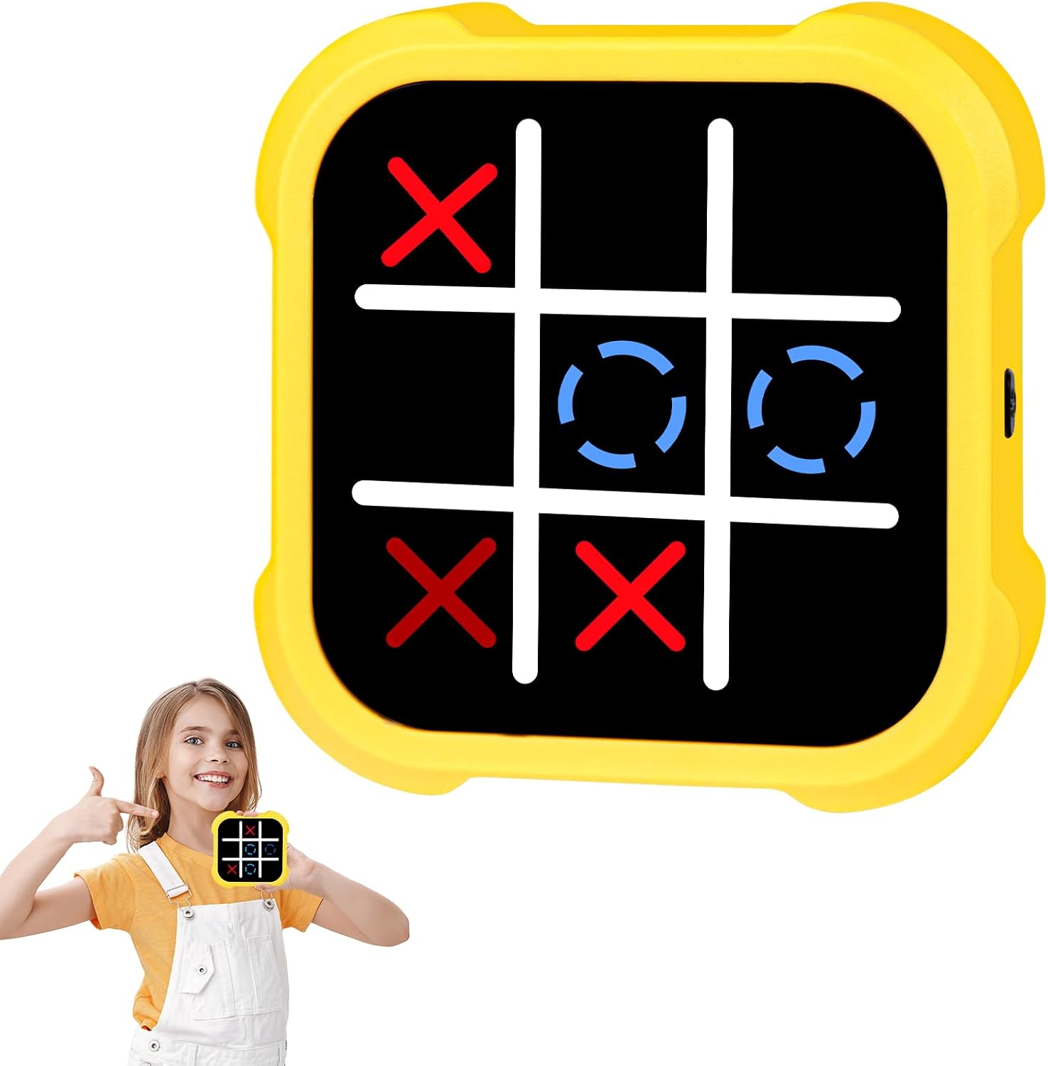 Electronic Tic Tac Toe Game - Electronic Puzzles Portable Handheld Games, 3-in-1 Tic Tac Toe Bolt Game Travel Tic Tac Toys for Educational Memory Growth, Infinite Tic-Tac-Toe Board Games for Ages 3+ - Image 2