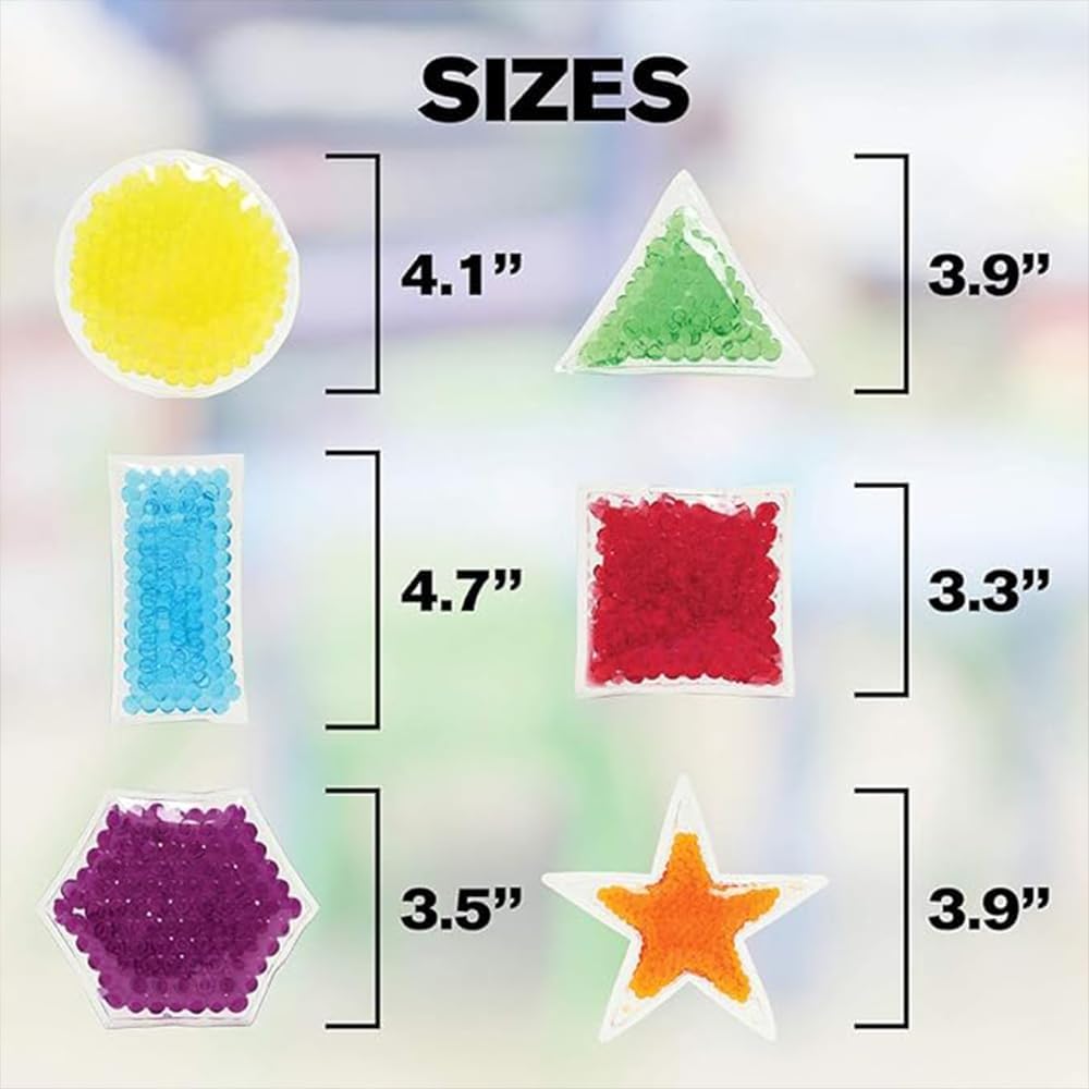 Fidget Sensory Toys for Autism Kids, Quiet Fidget for Classroom Calming Down Must Haves, Squishy Stress Anxiety Relief for Adults Office & Home ,Fidget Shapes Learning Toys - Image 4