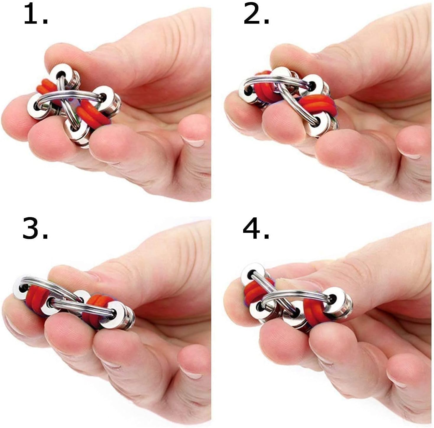 Sensory Fidget Toys Set 7 Pack. Stress Relief Relieve Anxiety Tools Bundle Figette Toys with Fidget Pad, Cube with Infinity, Magnetic Ring, Fidget Box Bulk Figit, Game for Kids Adults Kill Time - Image 7