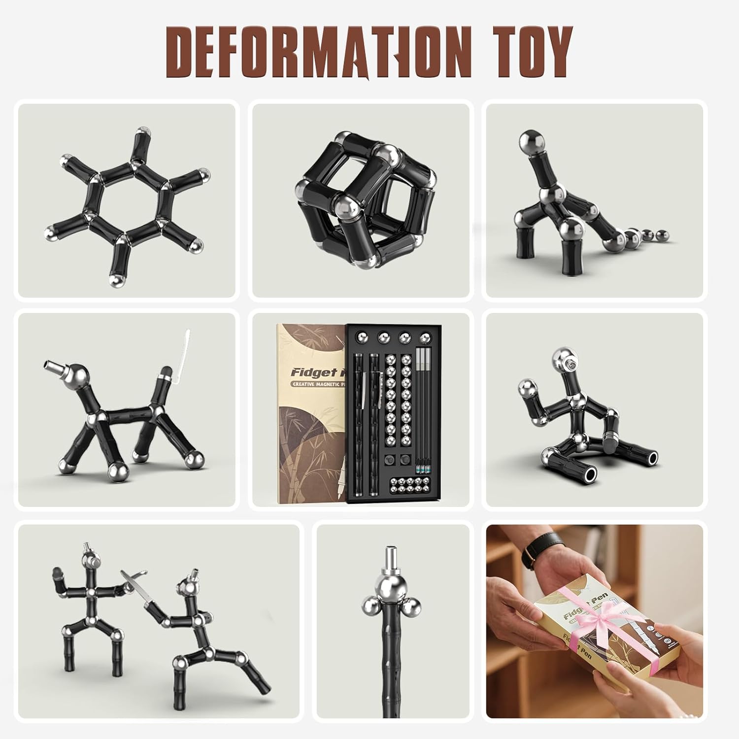 Magnetic Fidget Pen Toys for Teens- Unique Birthday Gifts for Young Men Fun Gifts for Teenage Boys Novelty Christmas Stocking Fillers Gadget for 8 10 11 12 13 14 15 Year Old Boy Engineer Gifts - Image 5