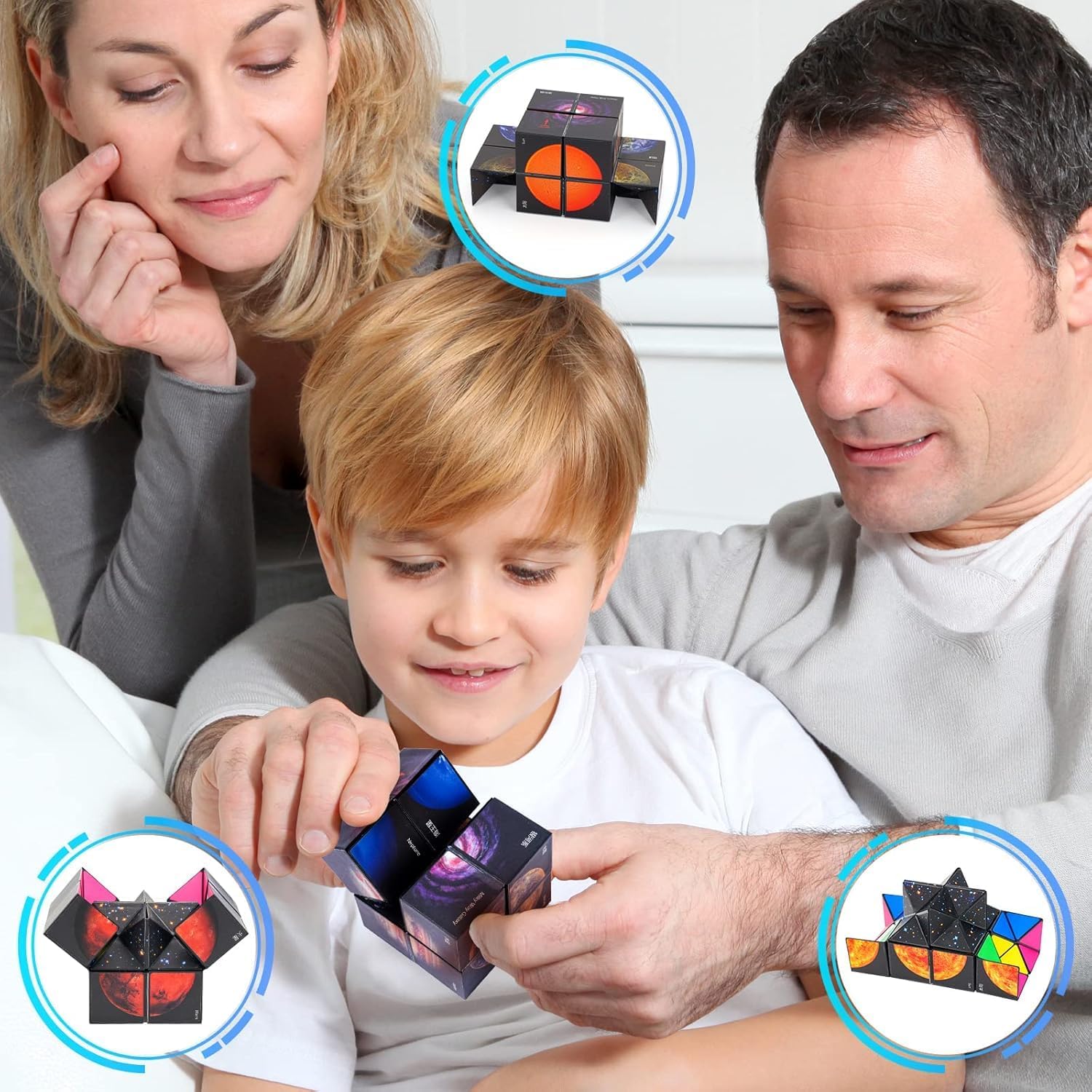 2 in 1Star Cube Magic Cube Set for Kids and Adults,Classic Infinity Cube Fidget Toy, Brain Development Puzzle Games for Children - Image 6