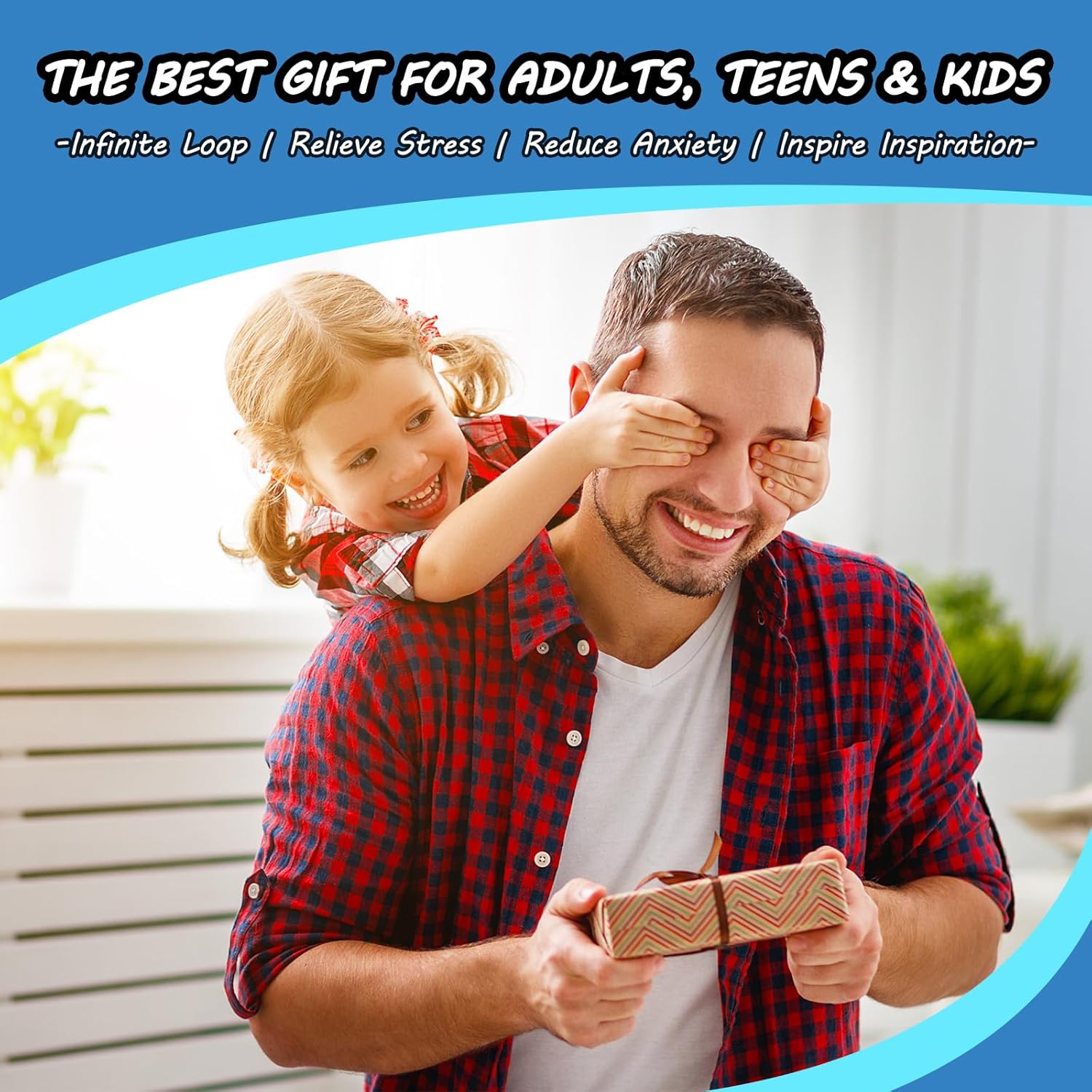 Fidget Toys Adults 6Pcs Christmas Stocking Stuffers Gifts for Teens Boys Kids 8+ ADHD Autism Toys Adults EDC Cool Gadgets Desk Toys Fidgets for Classroom Magnetic Rings Figette Spinner - Image 7