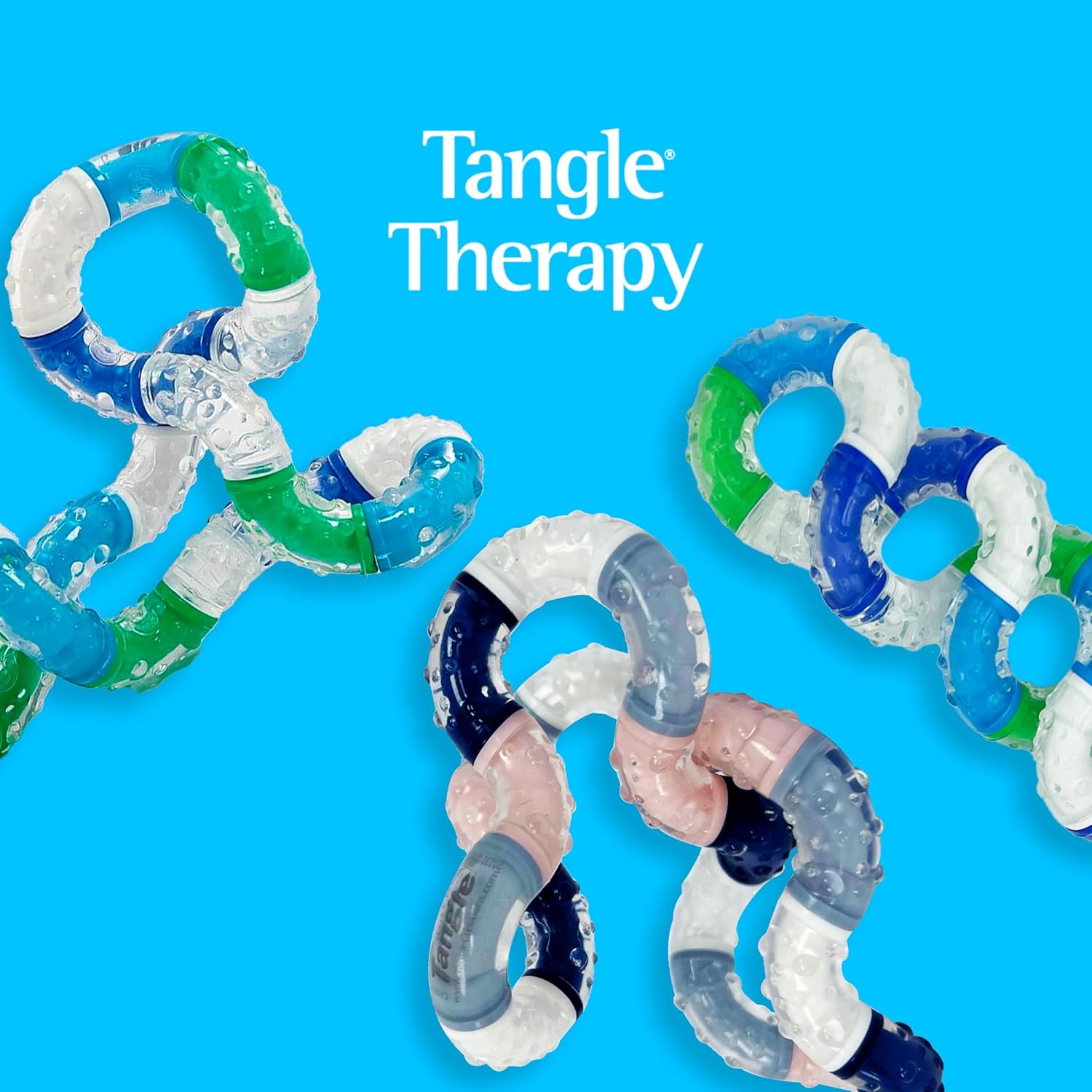 Tangle® Therapy Relax - Fidget Toy for Adults and Children - Improves Focus and Relaxes ADHD Symptoms When Played with - Quiet Fidget Toy for Work Or School - Hand Therapy Device - Image 4