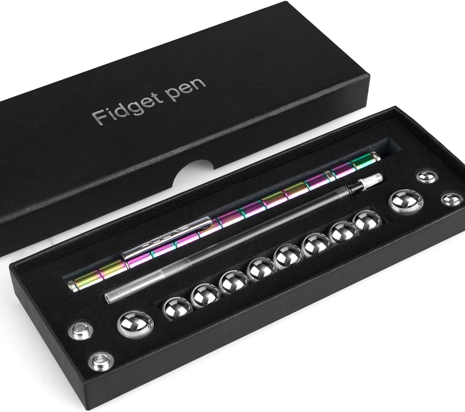 LARAH Color Fidget Pen Toy, Sensory Tool EDC Fidgeting Game for Adults, Cool Gadget Best for Stress and Anxiety Relief and Kill Time,Novelty Gifts for Teen and Adults - Image 7