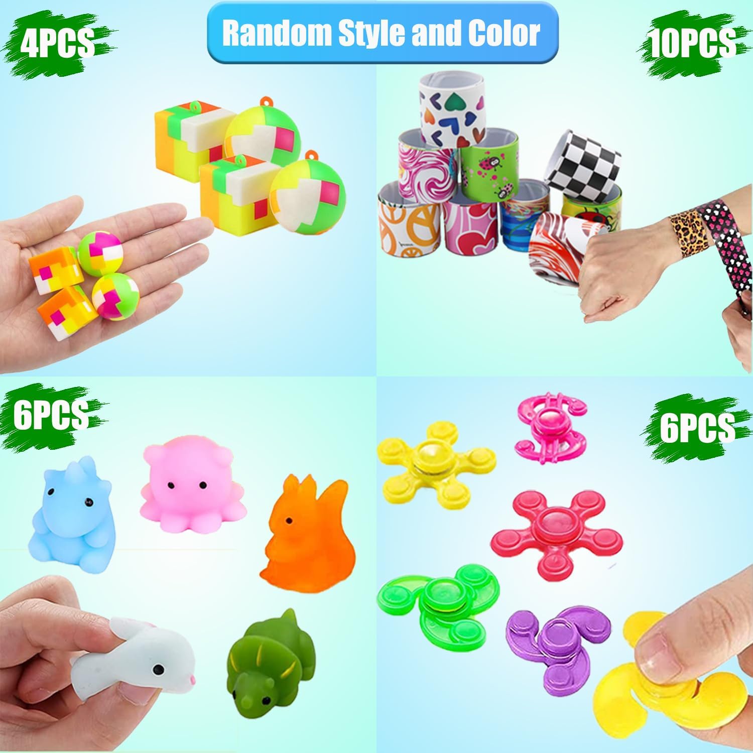 120 Pcs Fidget Toys Party Favors for Kids, Stress Relief Sensory Toys for Anxiety Autism ADHD, Treasure Box Toys for Classroom Prizes, Goodie Bag Stuffers Pinata Fillers - Image 4
