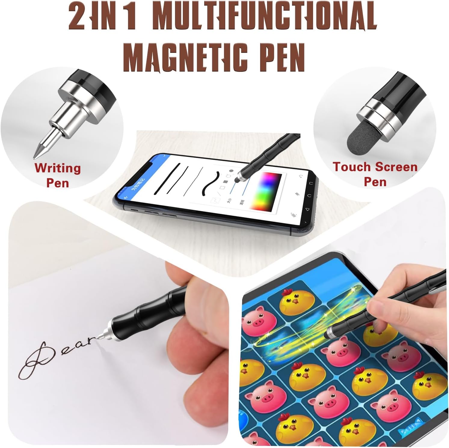 Magnetic Fidget Pen Toys for Teens- Unique Birthday Gifts for Young Men Fun Gifts for Teenage Boys Novelty Christmas Stocking Fillers Gadget for 8 10 11 12 13 14 15 Year Old Boy Engineer Gifts - Image 4