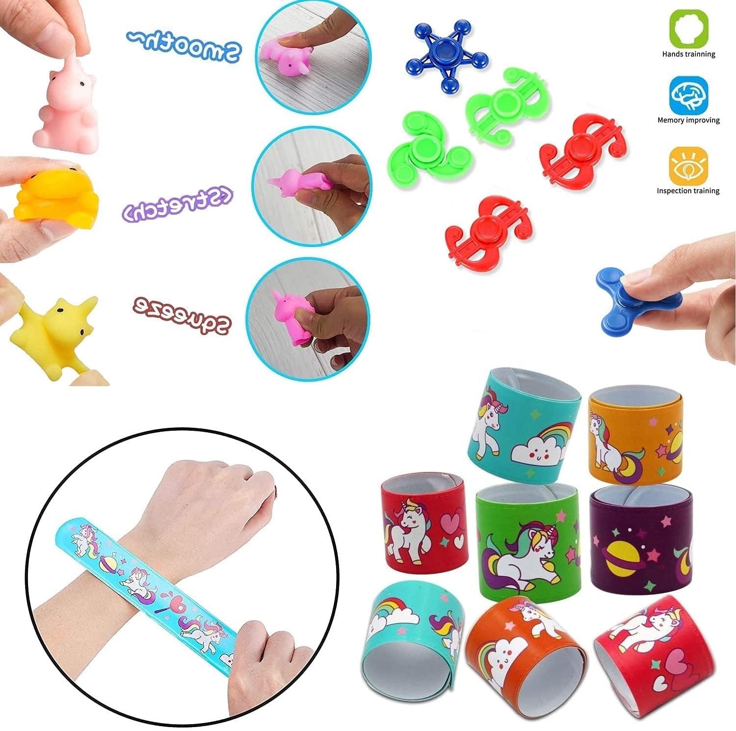 117 Pcs Party Favors for Kids 4-8, Birthday Gift Toys, Pop Fidget Toys, Treasure Box Toys, Carnival Prizes, School Classroom Rewards, Pinata Stuffers, Goodie Bags Filler for Boys Girls 8-12 - Image 4
