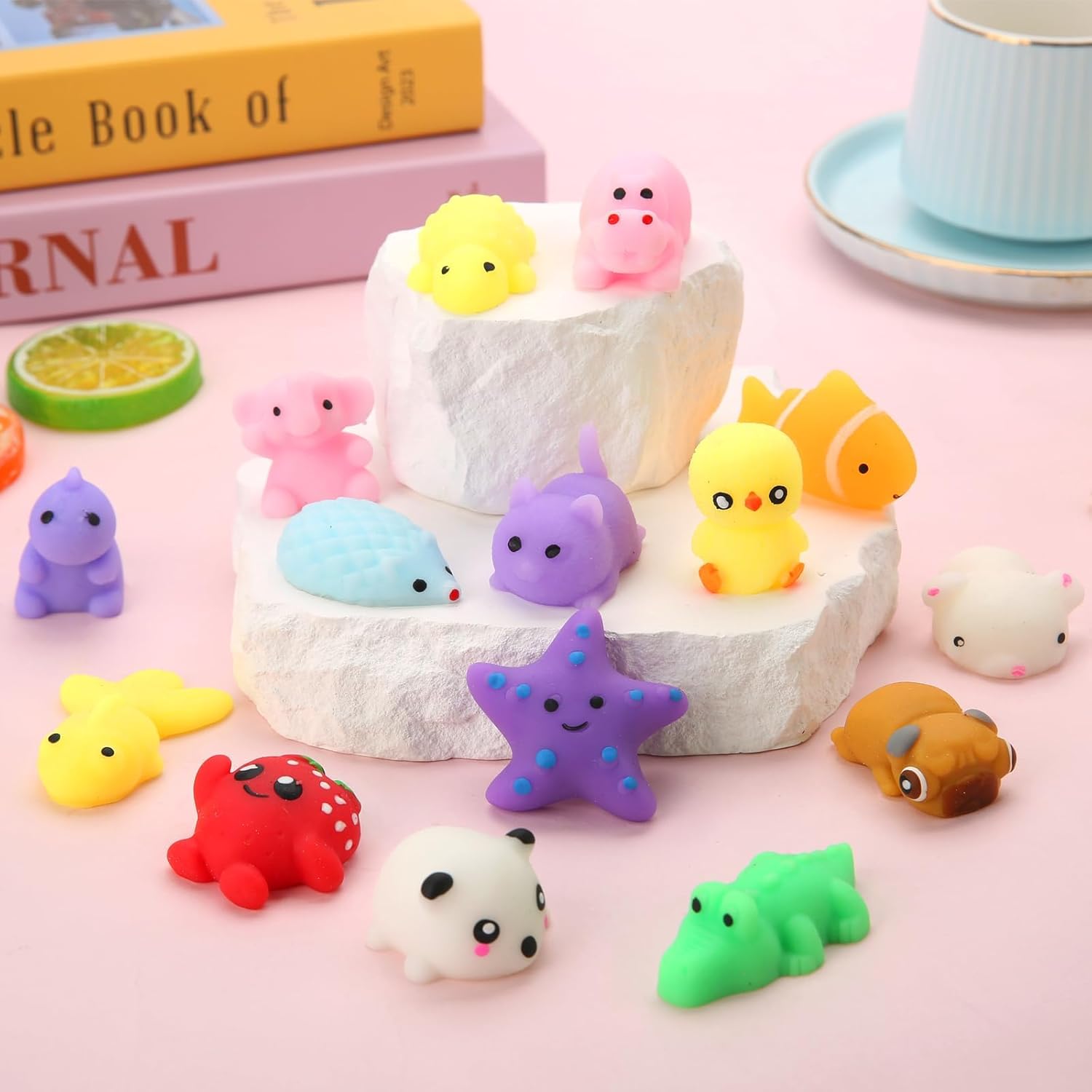 30 Pack Squishy Toys, Kawaii Squishies Party Favors for Kids 4-8 8-12 Treasure Box Toys for Classroom Birthday Xmas Gifts Goodie Bag Mini Animals Mochi Squishy Stress Relief Sensory Toys Random - Image 3