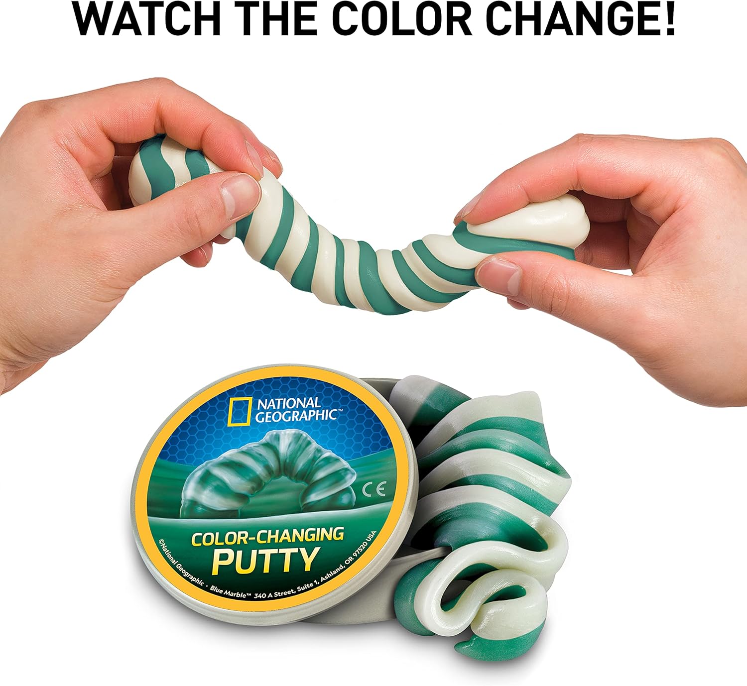NATIONAL GEOGRAPHIC Mega Slime Kit & Putty Lab - 4 Types of Slime Plus 4 Types Including Magnetic Putty, Slime Kit for Boys and Girls, Sensory Toy & Science Kit (Amazon Exclusive) - Image 5