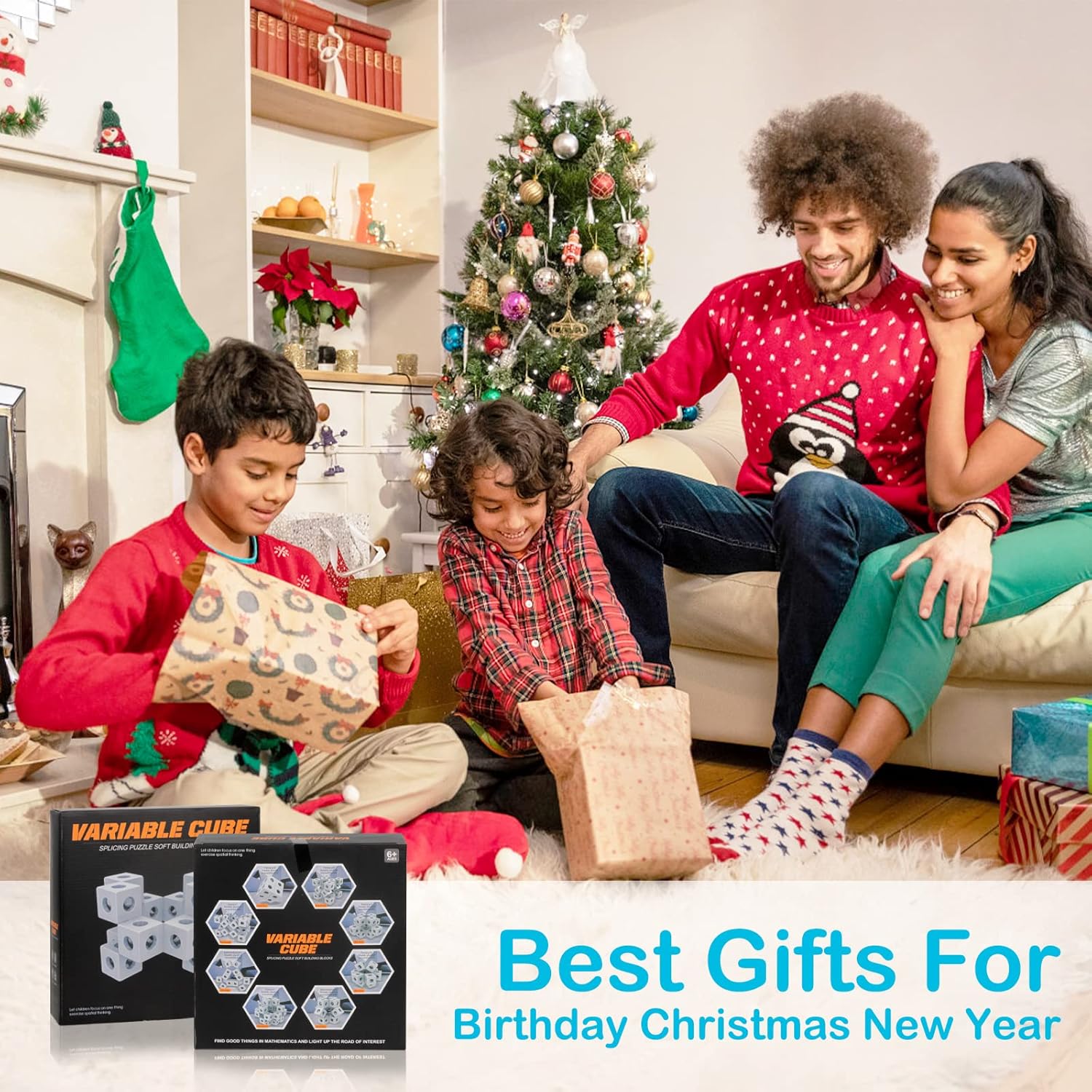 Fidget Toys Kids Building Bocks: 3D Puzzles Boxes Infinity Toy STEM Magic Cubes Cool Stuff Gadgets Birthday Gifts for Ages 12 13 14 15 16 17 18 Year Old Boys Girls Christmas Stocking Stuff Gift Toys - Image 7