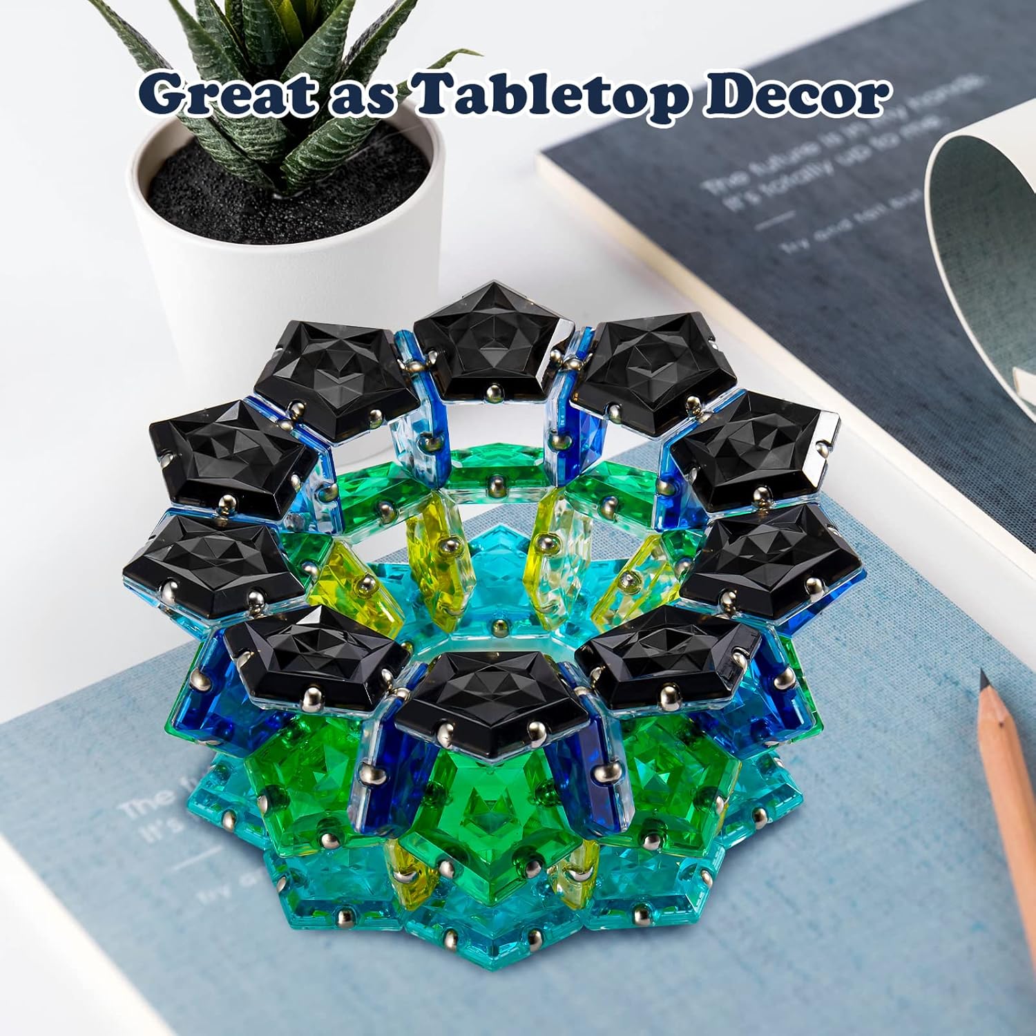 Magnetic Fidget Sphere Stress Relief Toys for Adults Kids, Anxiety Sensory Fidget Toys with Strong Neodymium Magnets, Desk ADHD Focus Tool Gift for Men Women (2.67'' Travel-Safe Toy Ball) - Image 6