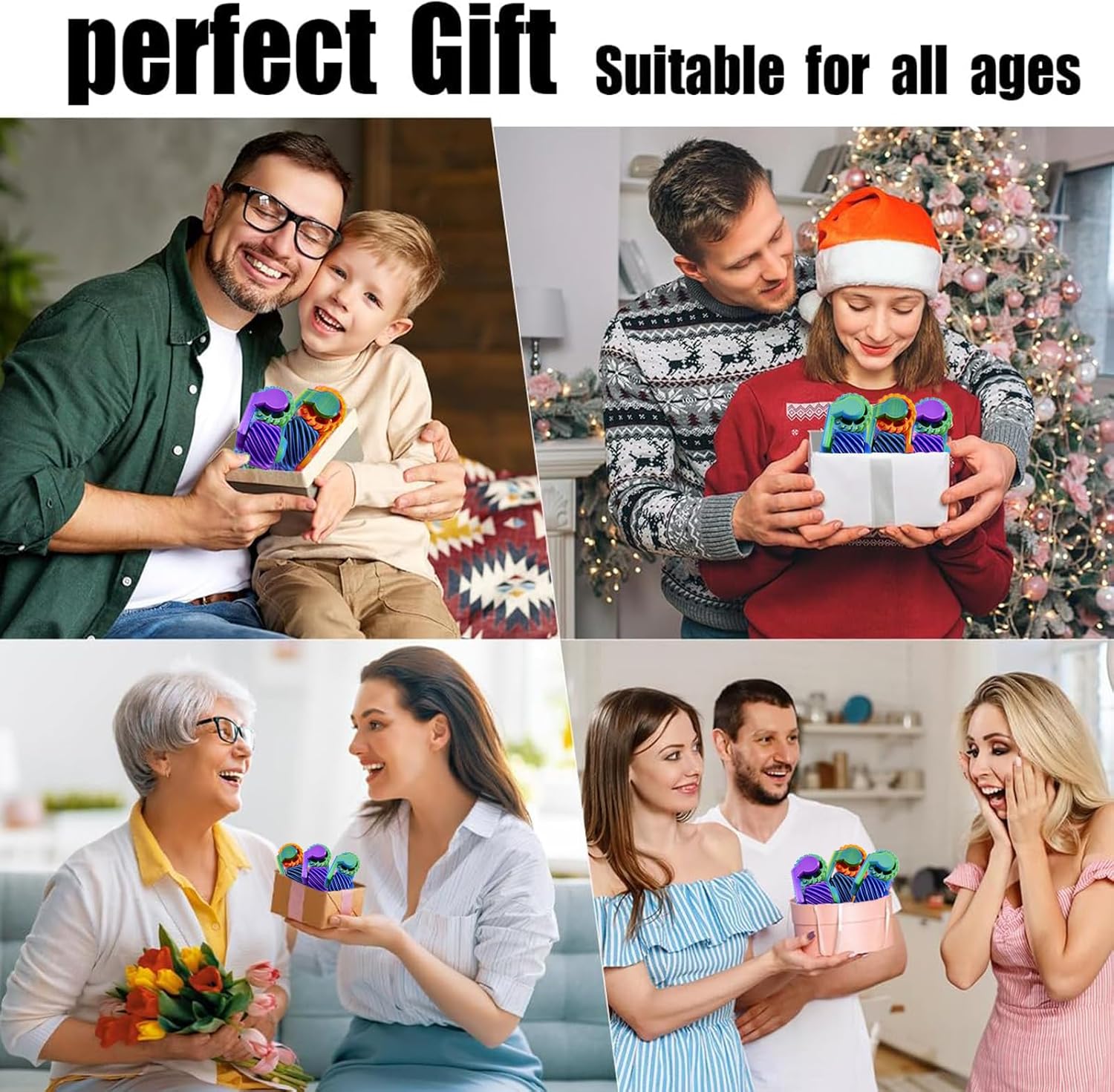 Fidget Spinner 3D Printed Toys Gears,Fidget Toys for Kids Adults, Sensory Toys for Anxiety Stress Relief,Pocket Mini Fidget Toy, Novelty Gifts for Friends,Party Favors for Kids Adults,Classroom Prizes - Image 5