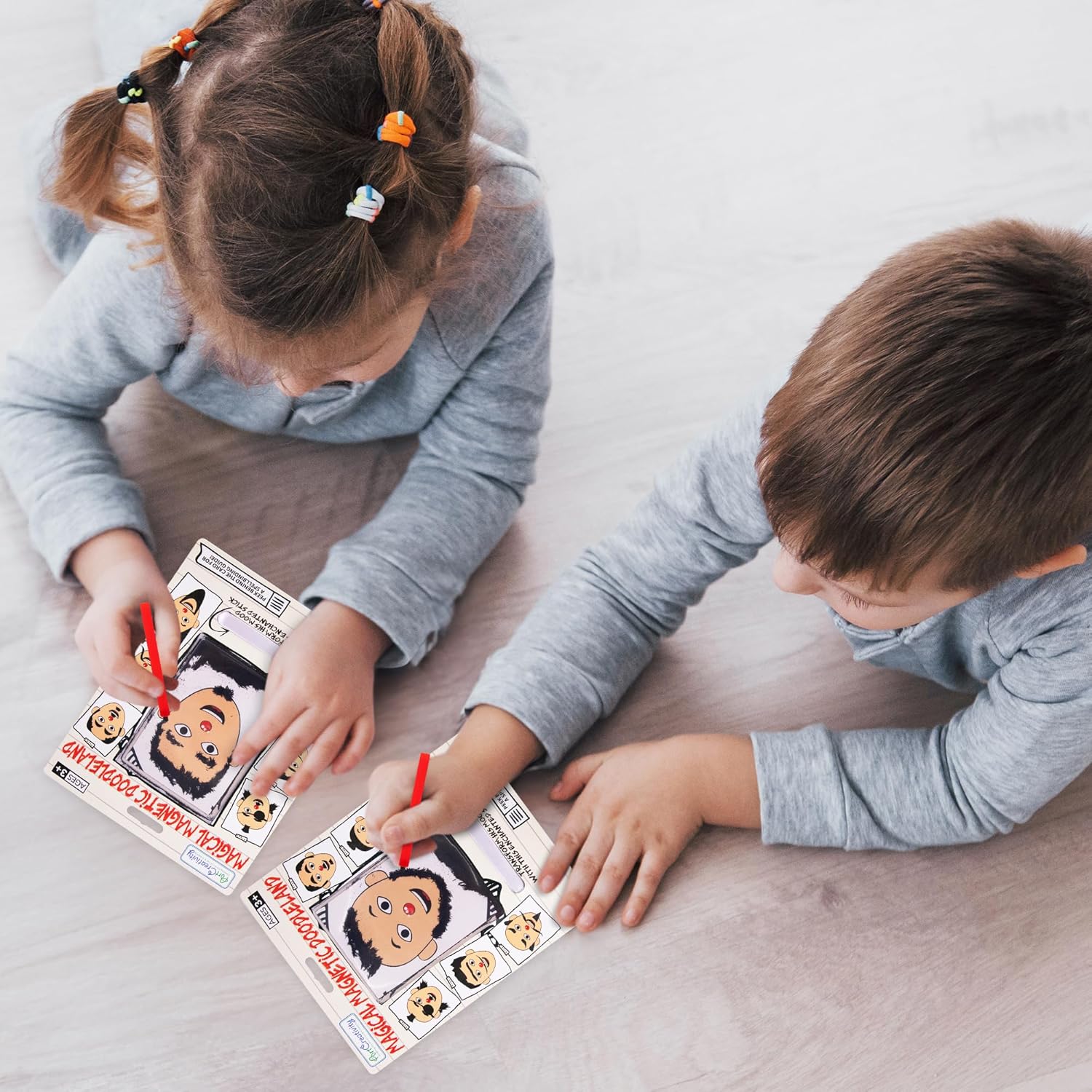ArtCreativity Magnetic Drawing Face - 2 Pack - Travel Toys for Kids, Magnetic Toys Game, Magnet Drawing Doodle Board for Kids - Retro Toy, Vintage Toy, Travel Essentials Games for Ages 3+ - Image 6