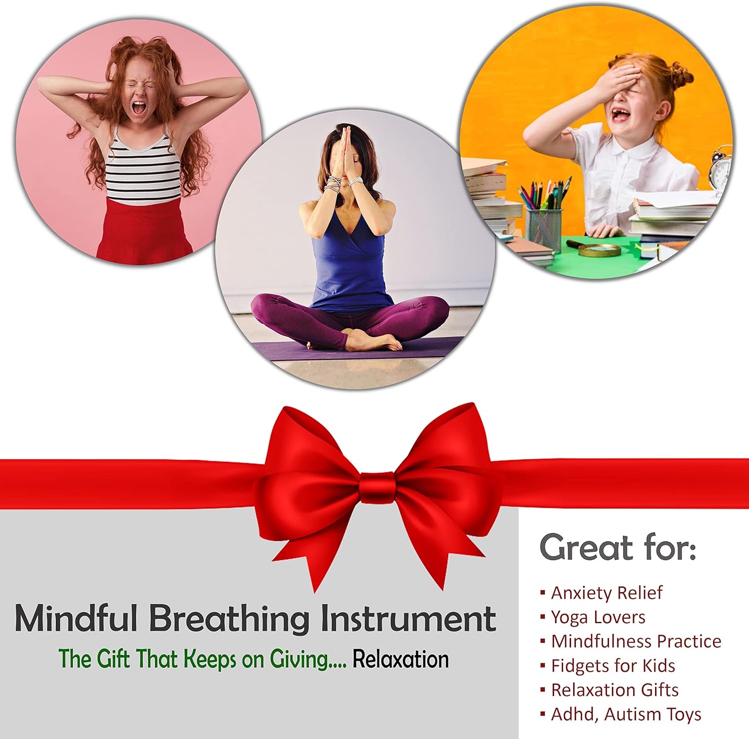 4E's Novelty Expandable Breathing Ball Sphere - Breathing Visual, Fidget Toys Expands from 6 to 12" Expanding Sphere for Kids & Adult - Image 8