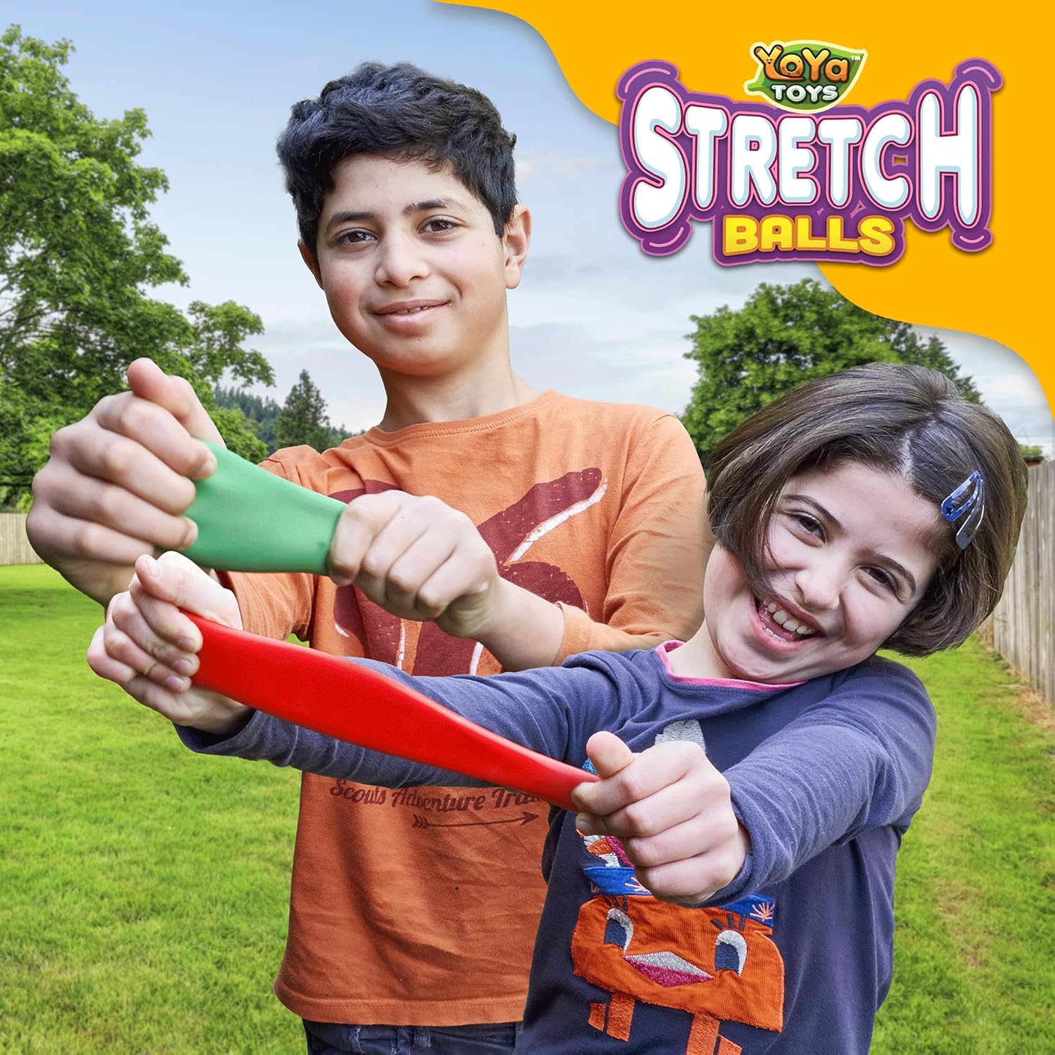YoYa Toys Pull, Stretch and Squeeze Stress Balls - 3 Balls, Elastic Sensory Balls for Stress and Anxiety Relief, Autism and Special Needs Toys, Calming Fidgets for Kids and Adults, Ideal for Classroom - Image 6