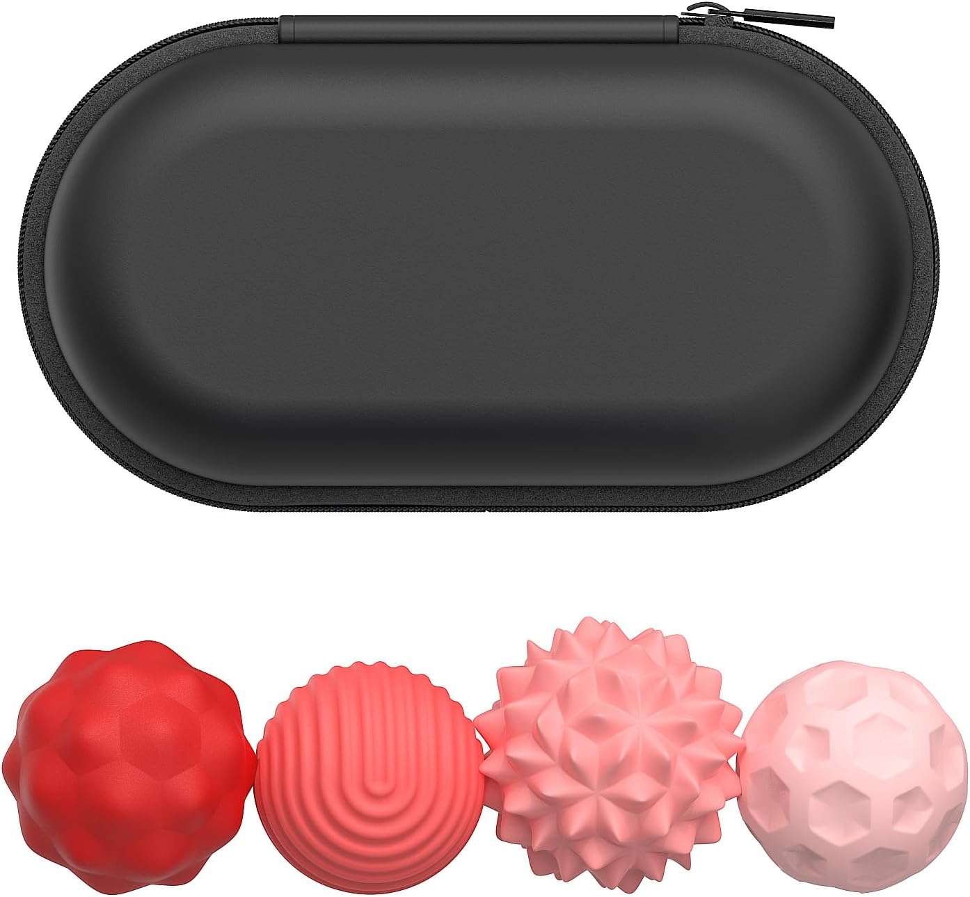 Magnetic Sensory Fidget Ball Toy Silicone-Coated Stress Relief Balls Ideal for Adults Teens Relieve Stress Boost Focus (Pink) - Image 2