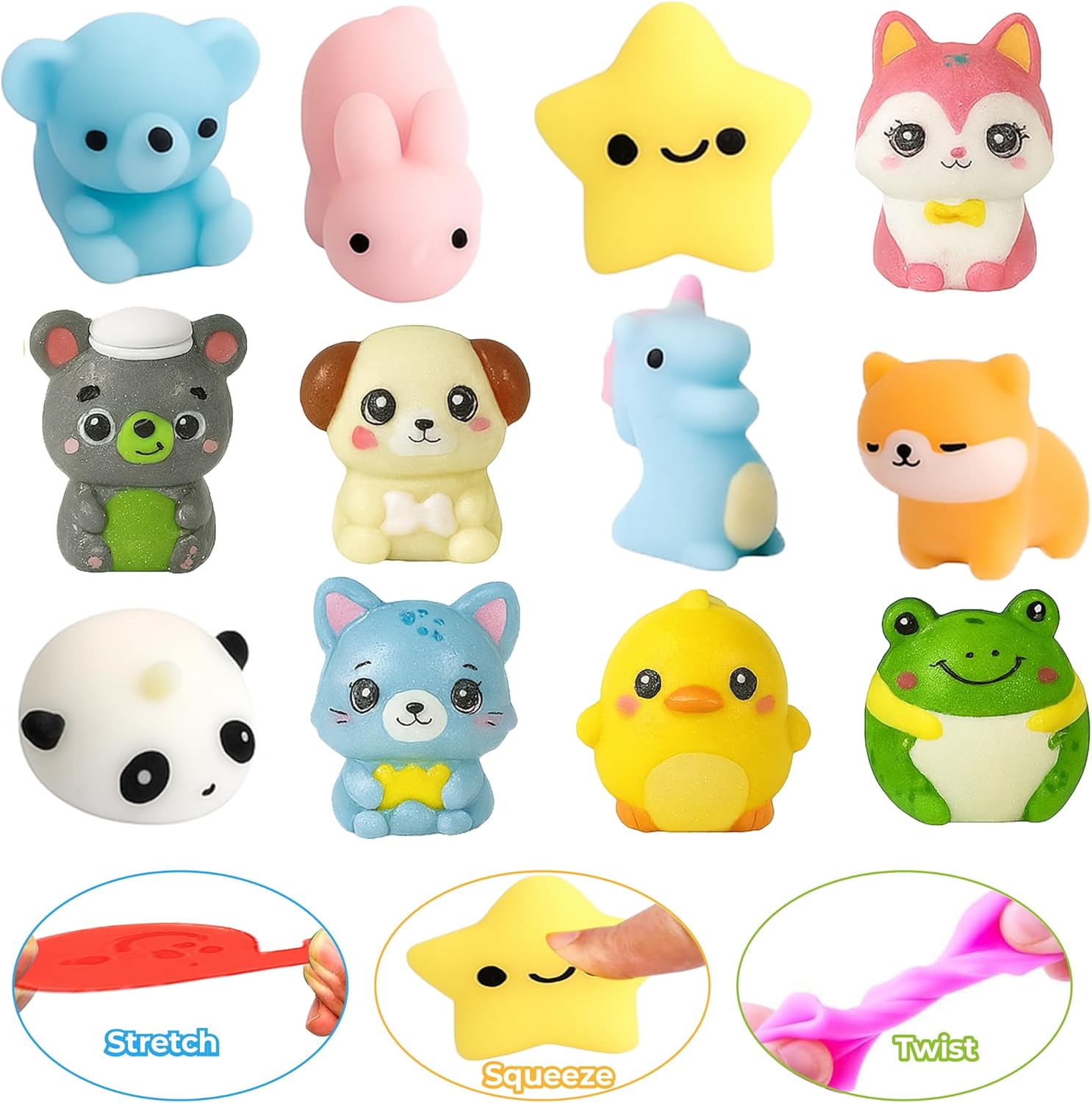 125 Pcs Party Favors Fidget Toys Pack, Randomly Selected Pop Sensory Set Gifts Stickers for Kids Adults Boy Girl Stocking Stuffers Autistic Bulk Goodie Bag Filler Treasure Box Classroom Prizes School - Image 7