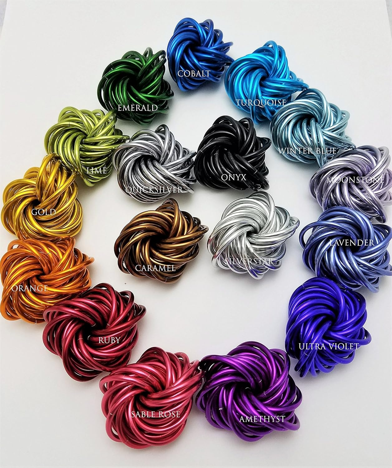 Möbii Fidget Ball (MultiColor): Quiet Mobius ADHD Anxiety Stim Stress Relief Toy Tool for Home Travel Office or Desk (Medium, Full, Pastel Rainbow) - Image 6