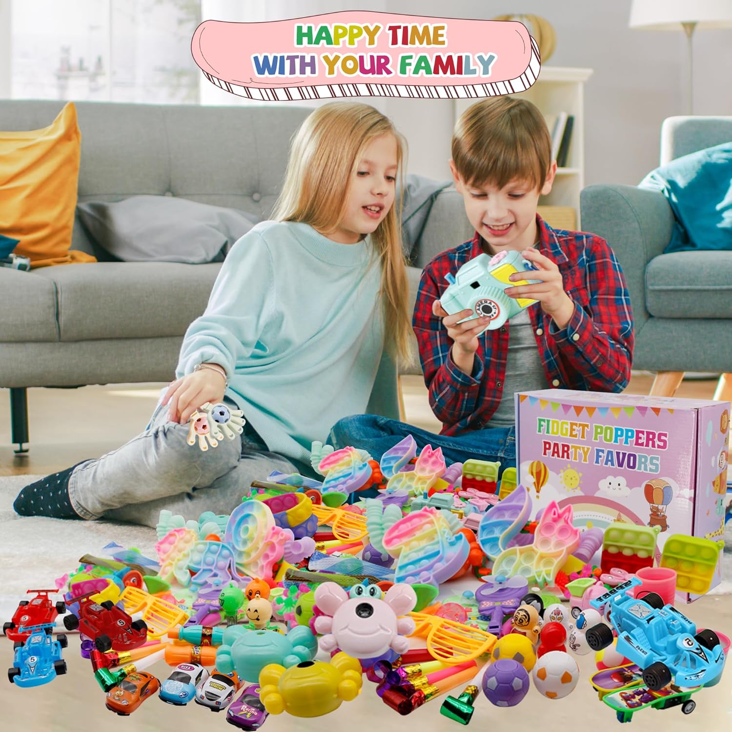 1000+ PCS Party Favors for Kids, Fidget Toys Pack, Birthday Gift,Christmas Stocking Stuffers,Christmas Gift,Treasure Box, Goodie Bag Stuffers, Carnival Prizes,Pinata Filler Sensory Toy for Classroom - Image 6