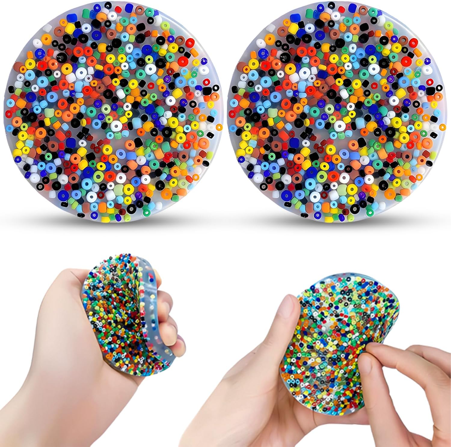 Picky Pad | Skin Picking Fidget Toys for Dermatillomania, Trichotillomania Fidget Toys | Sensory Pick Pads for Anxiety & Stress Relief in Kids & Adults (2 Pack, 10 cm) - Image 2