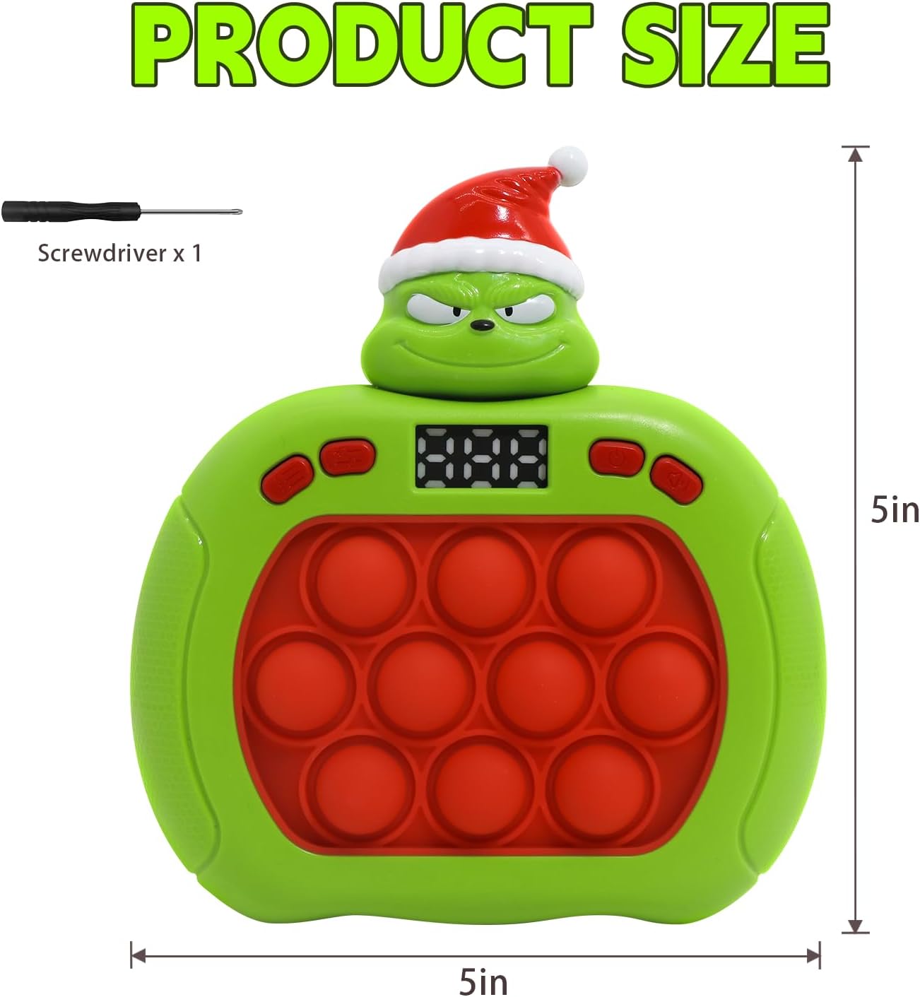Quick Push Bubble Game,POP Toy Fast Push Game,Quick Push Pop Fidget Toys for Kids 3-12 Years Old,Handheld Puzzle Games for Christmas,Easter,Sensory Toys Easter Basket Stuffers Party Favors(Rabbit) - Image 6
