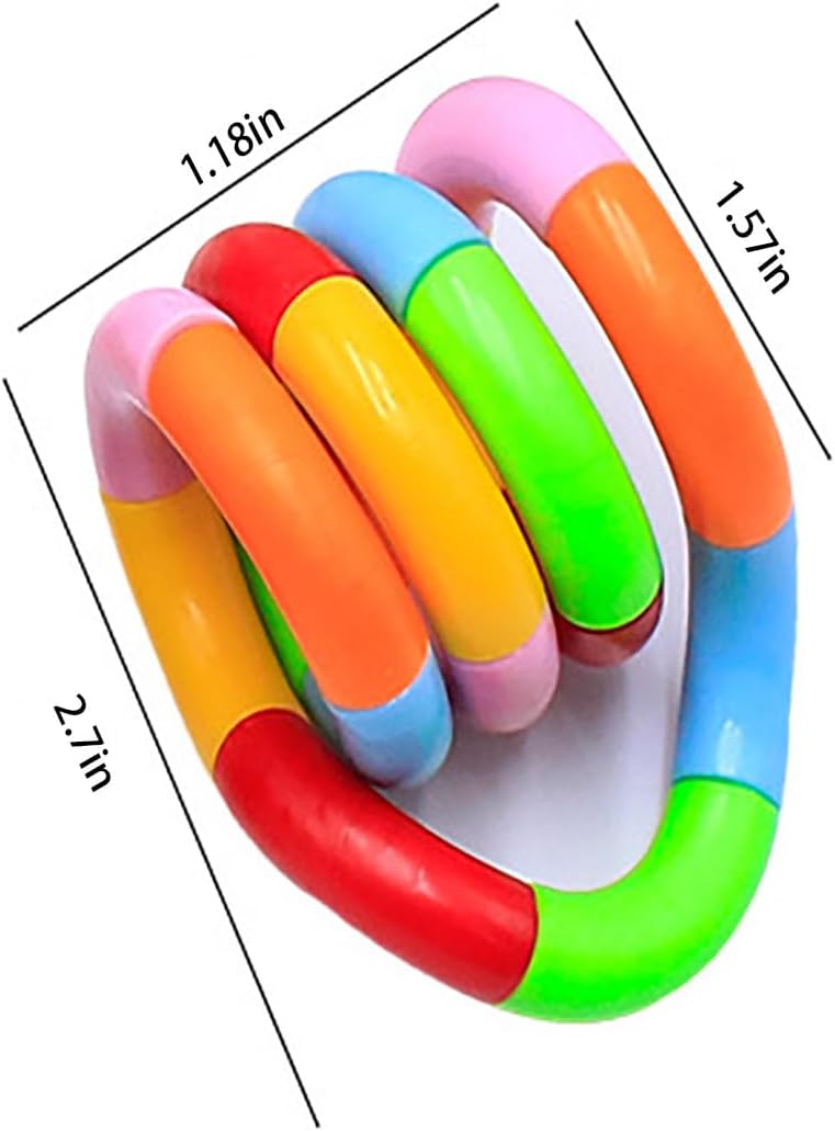 Fidget Toys 9 Pack Fidget Twist Toys Kids Stocking Stuffers Easter Gifts for Kids Party Favors Autism Autistic Children Adults Stress Relief Sensory Toy ADHD Toys - Image 4