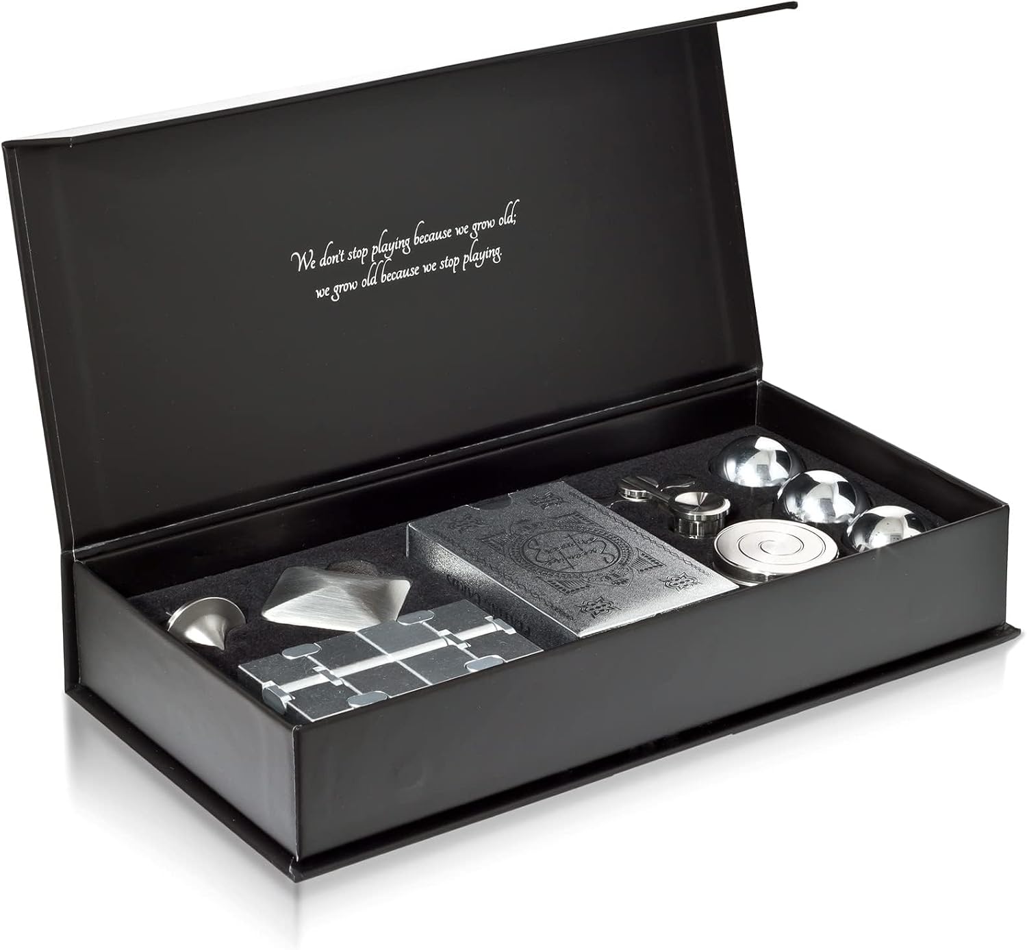 The Executive Fidget Set™ – Luxury Metal Desk Toys for Adults with ADHD & Anxiety | Premium Stress Relief & Executive Office Gift