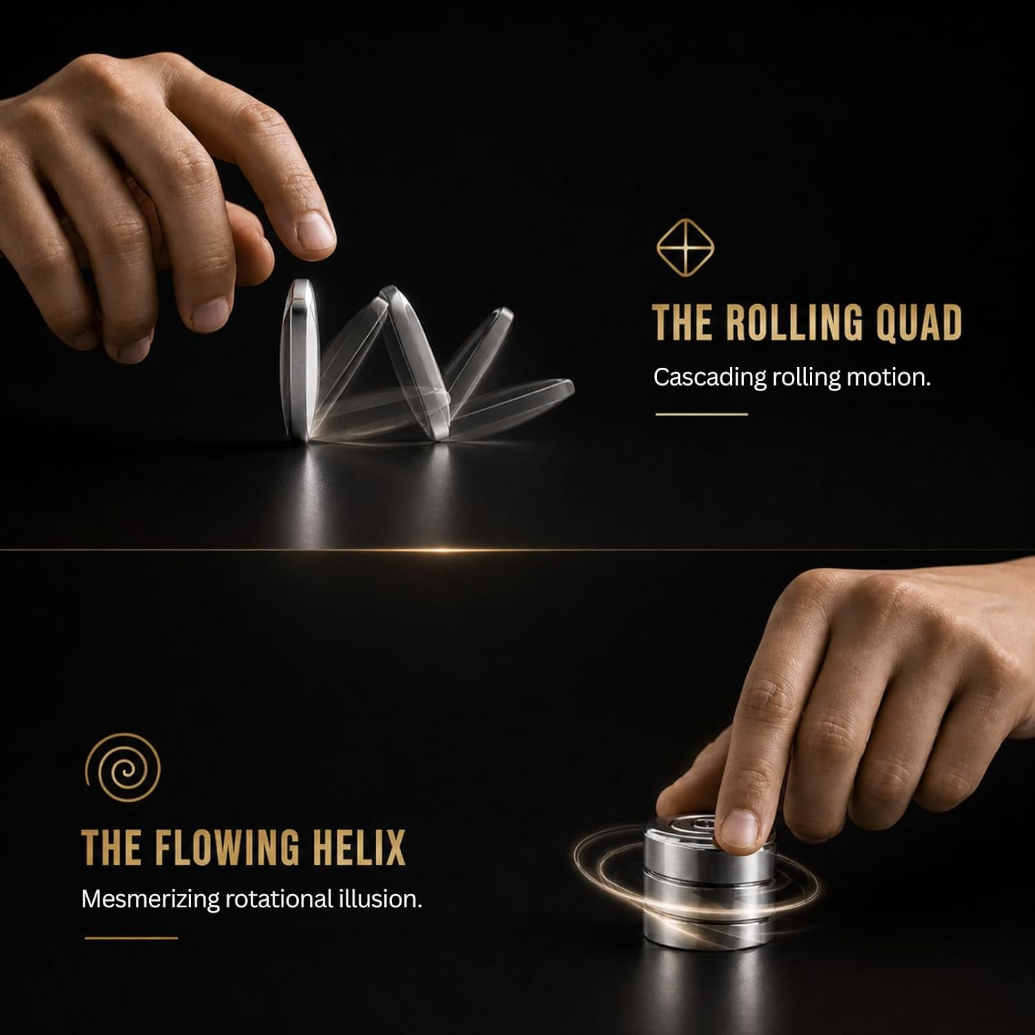 The Executive Fidget Set™ – Luxury Metal Desk Toys for Adults with ADHD & Anxiety | Premium Stress Relief & Executive Office Gift - Image 5