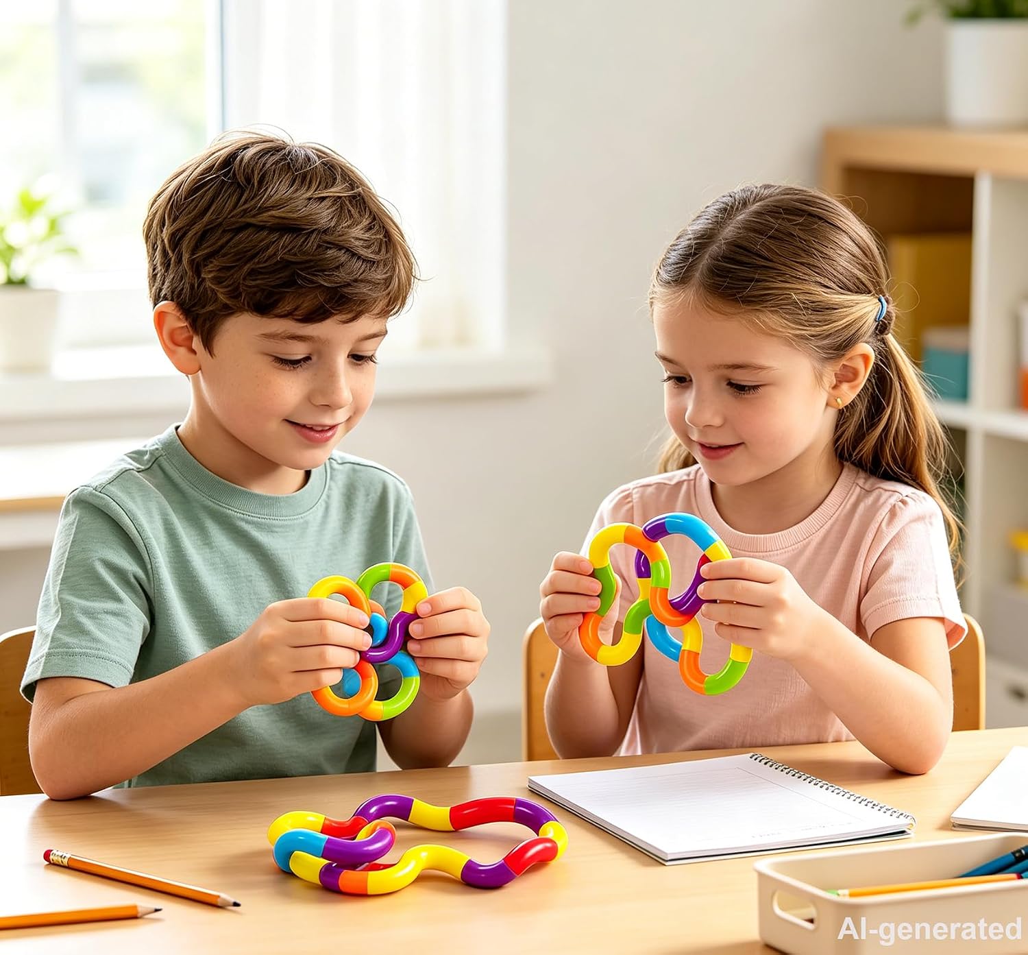 Fidget Toys 9 Pack Fidget Twist Toys Kids Stocking Stuffers Easter Gifts for Kids Party Favors Autism Autistic Children Adults Stress Relief Sensory Toy ADHD Toys - Image 8