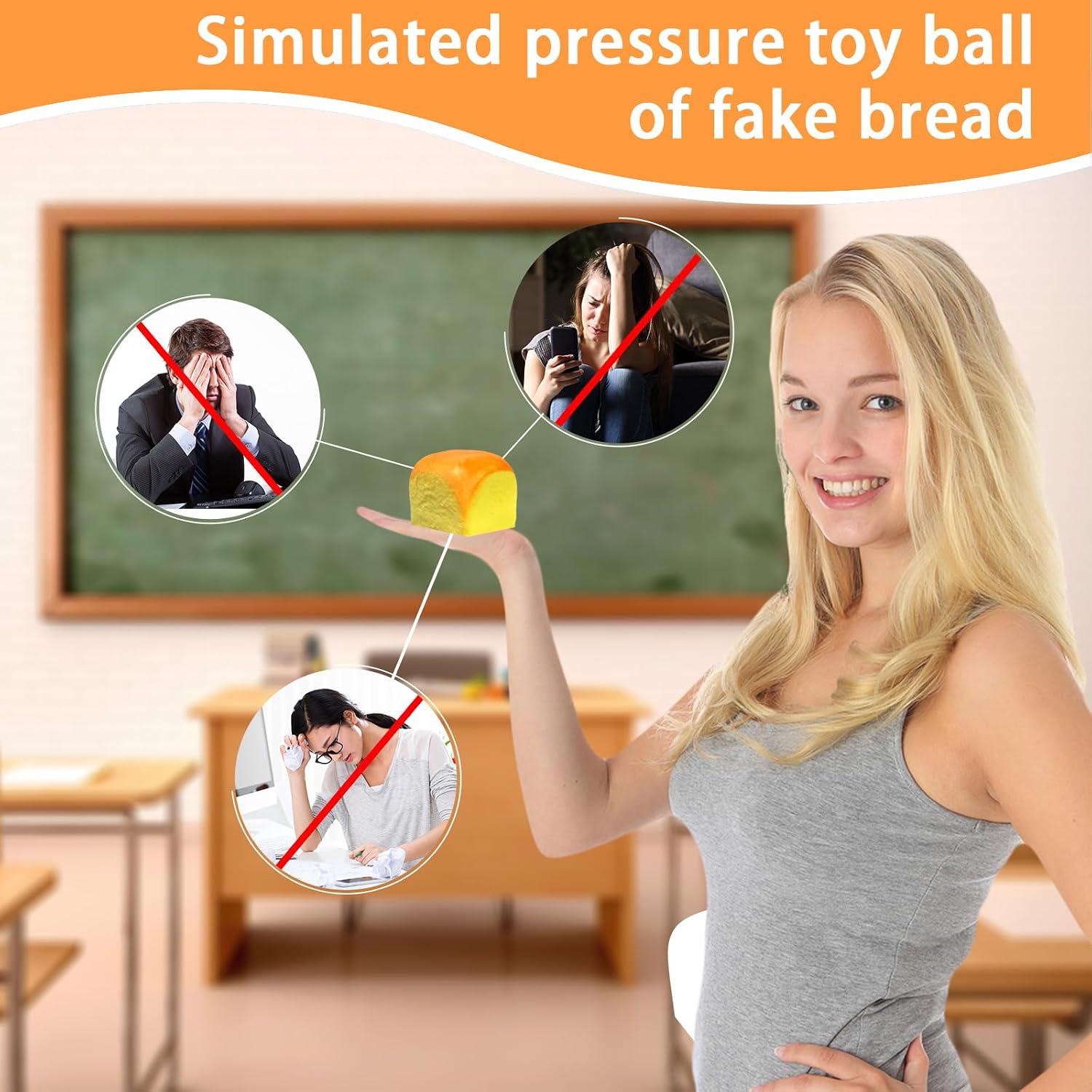 2Pack Slow Rising Squishy,Squishy Toy,Dumpling Stress Balls,Fidget Toy - Image 5